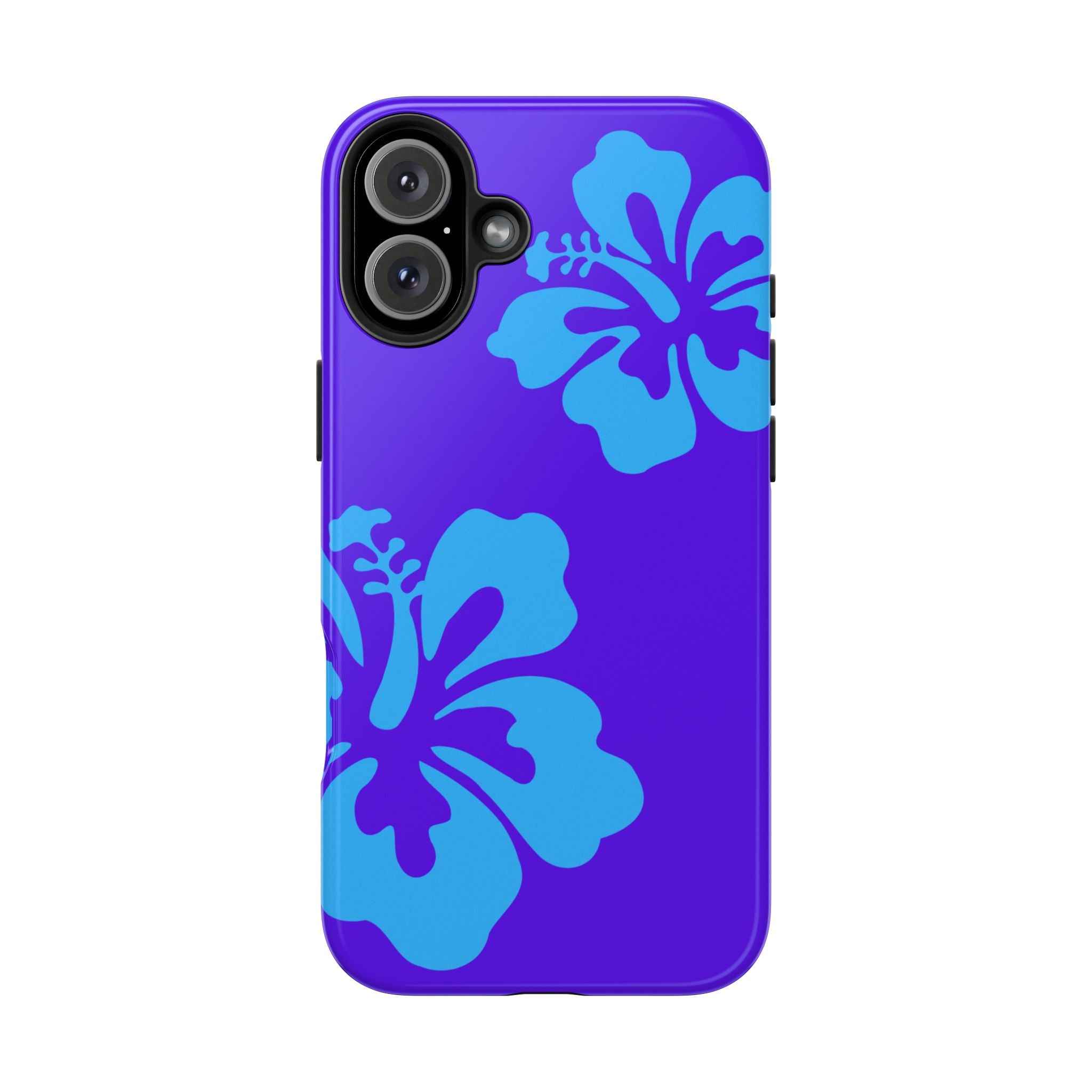 Blue Hibiscus Phone Case | Tropical Floral iPhone Case