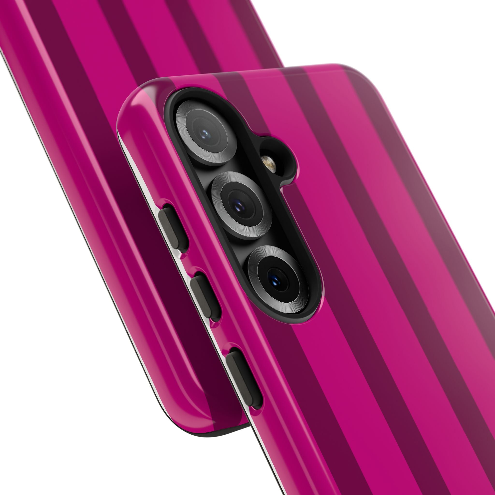 Hot Pink Striped Phone Case