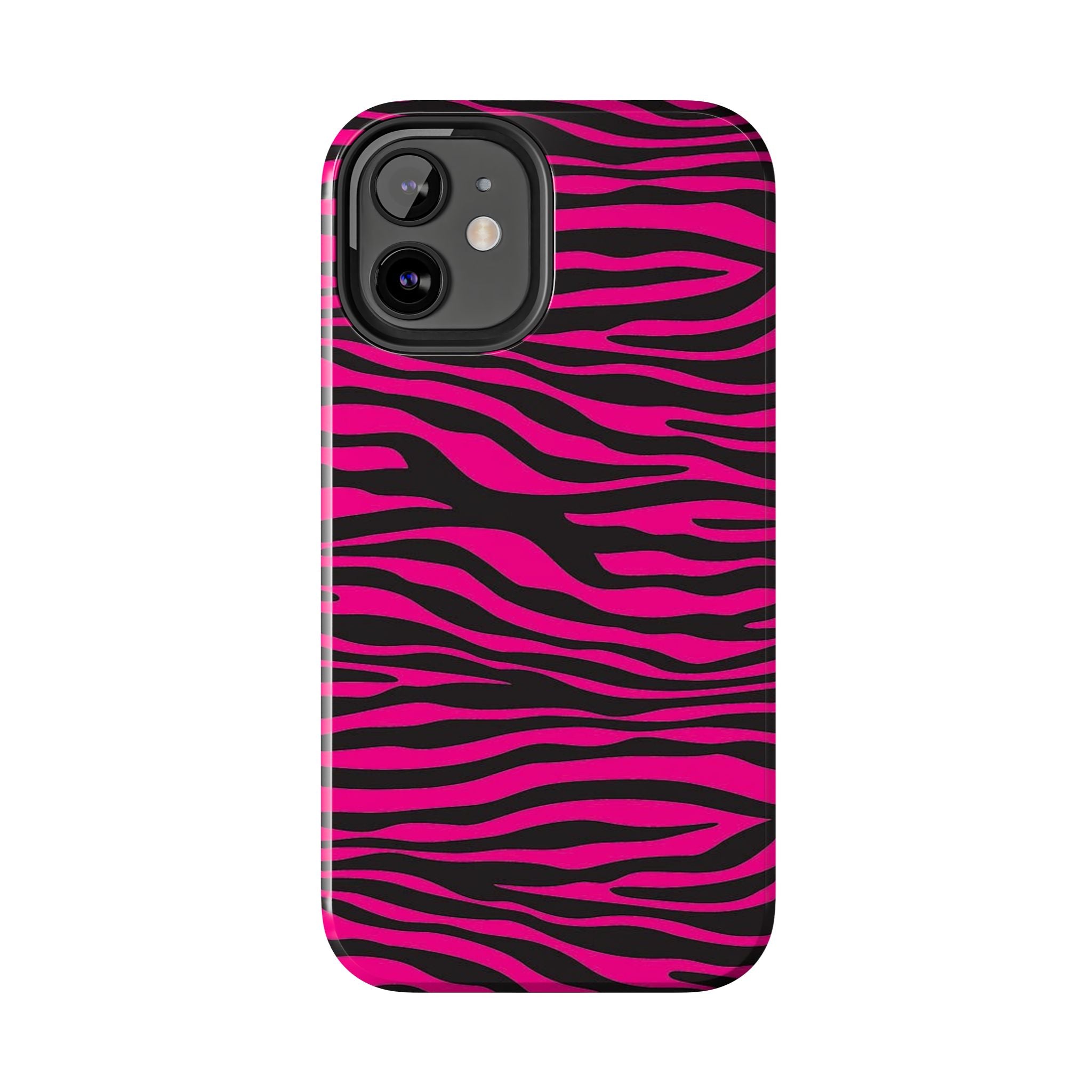 Hot Pink Zebra Tough Phone Case