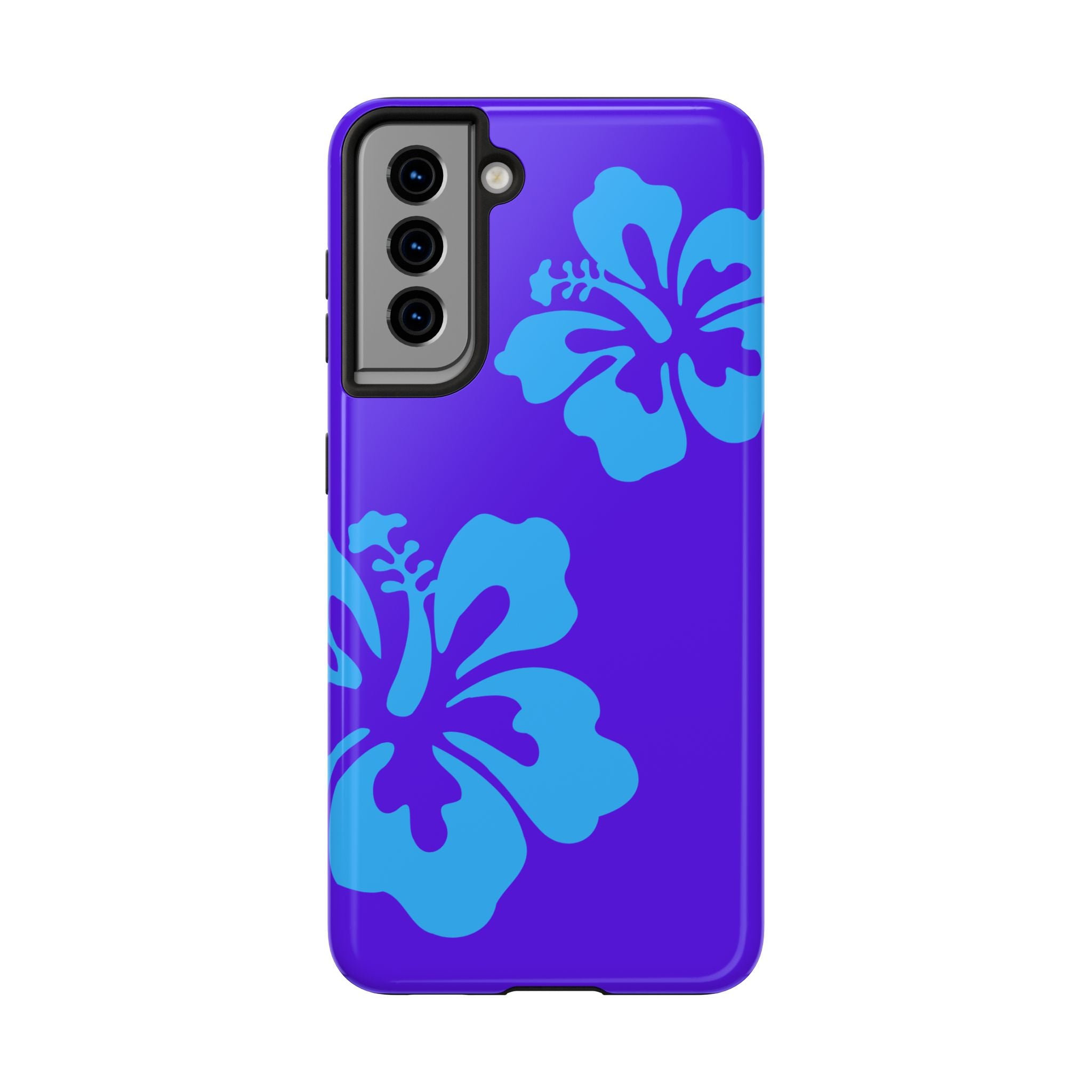 Blue Hibiscus Phone Case | Tropical Floral iPhone Case