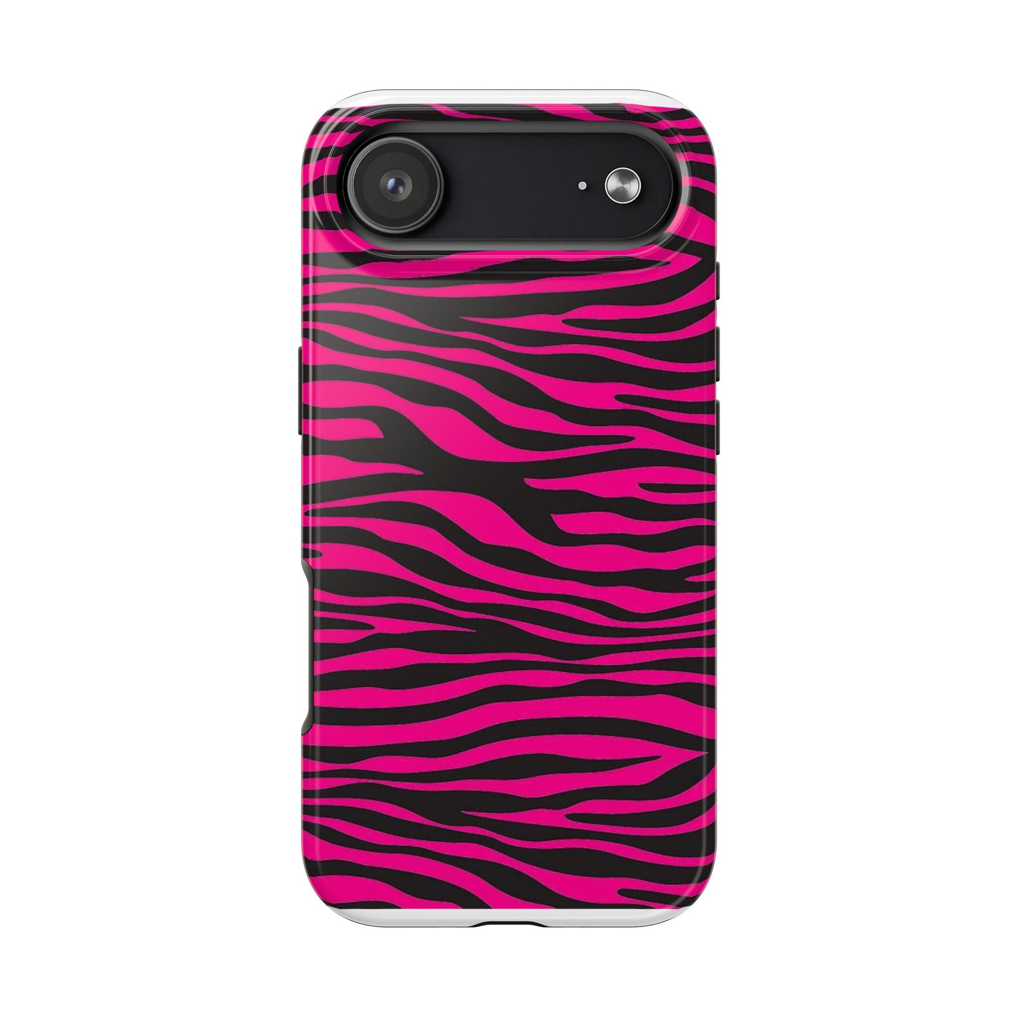 Hot Pink Zebra Tough Phone Case
