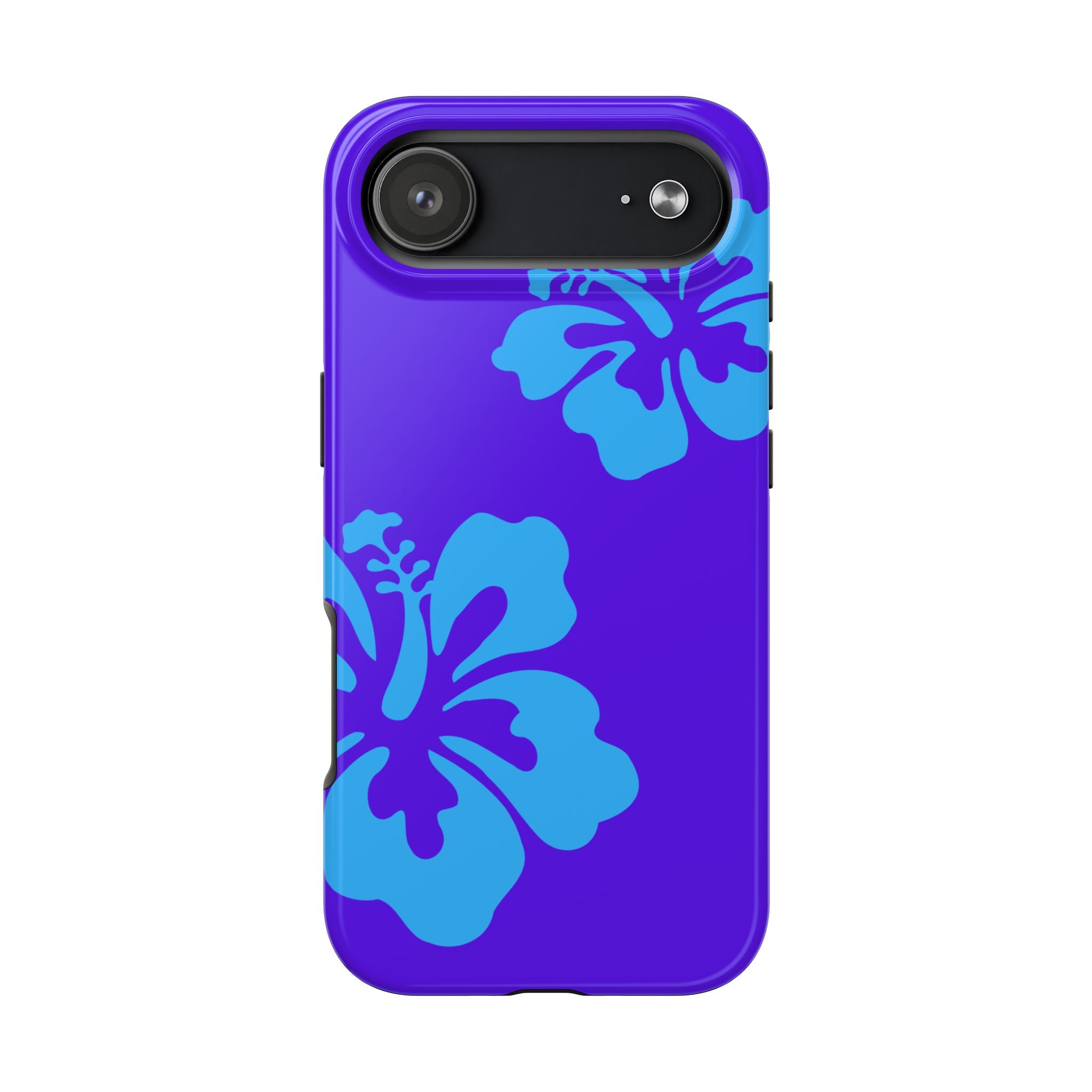 Blue Hibiscus Phone Case | Tropical Floral iPhone Case