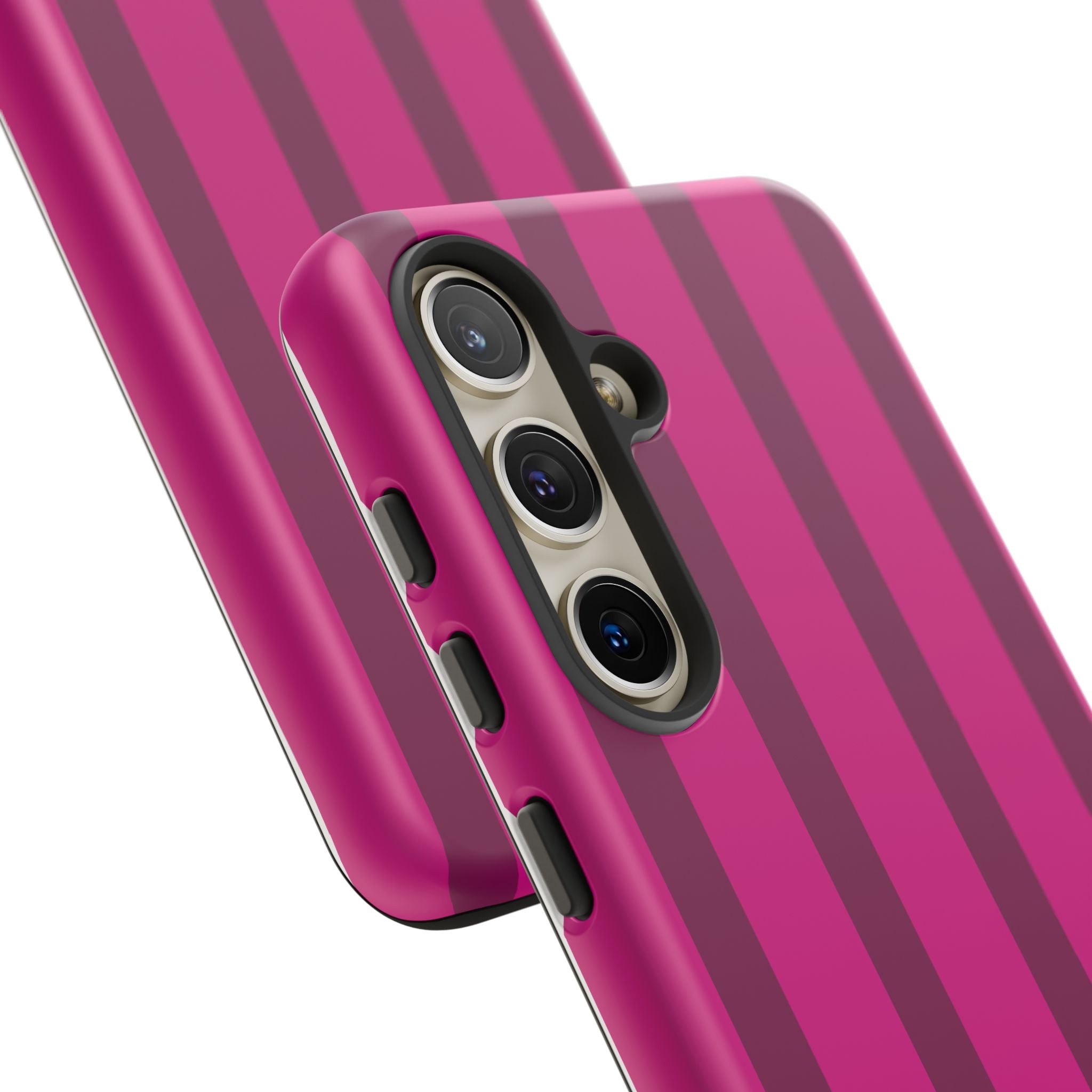 Hot Pink Striped Phone Case
