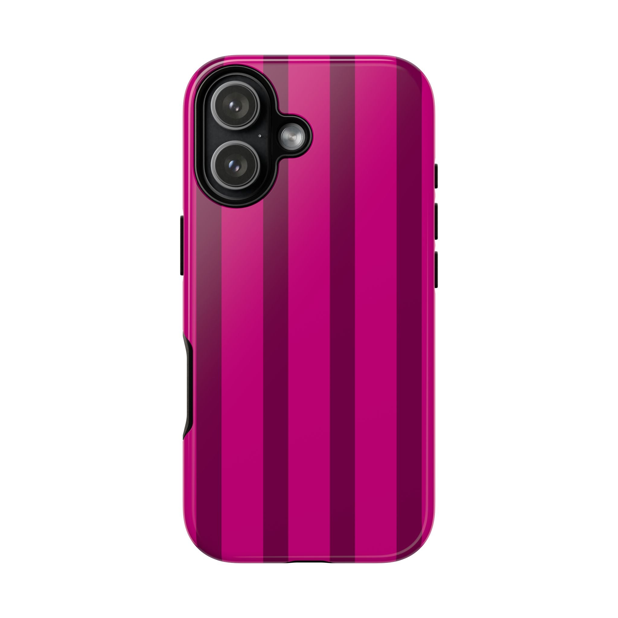 Hot Pink Striped Phone Case