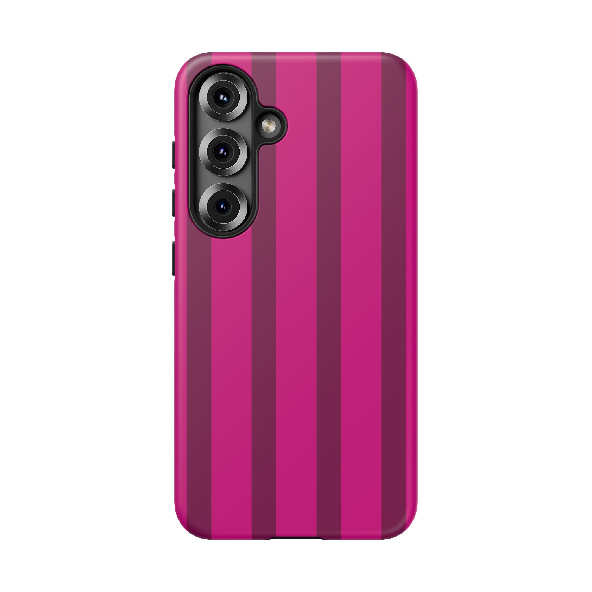 Hot Pink Striped Phone Case