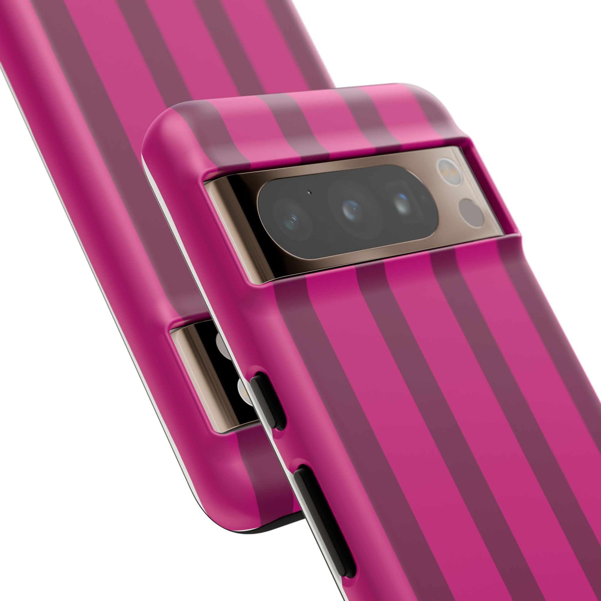 Hot Pink Striped Phone Case