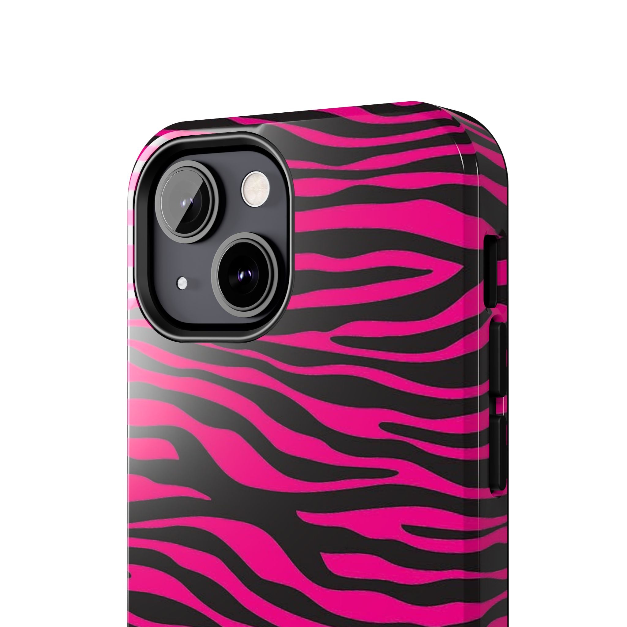Hot Pink Zebra Tough Phone Case
