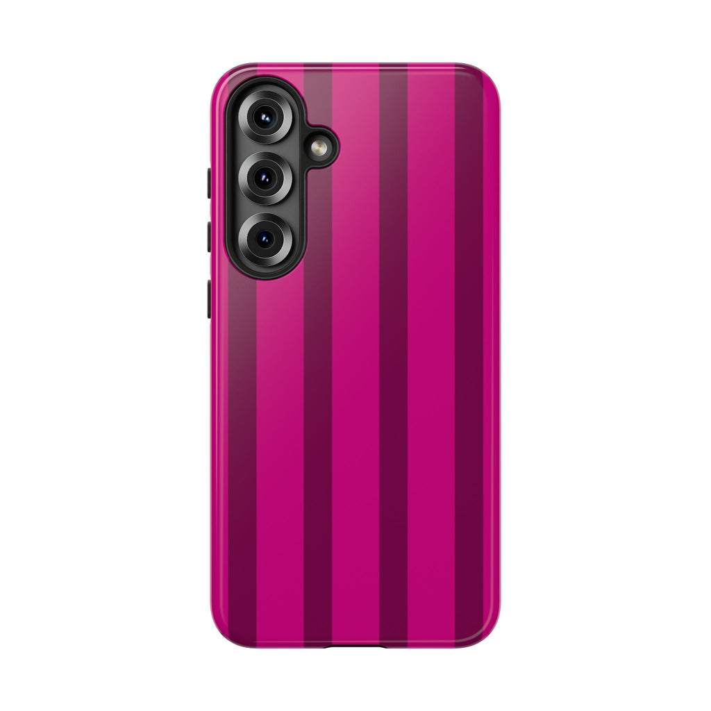 Hot Pink Striped Phone Case