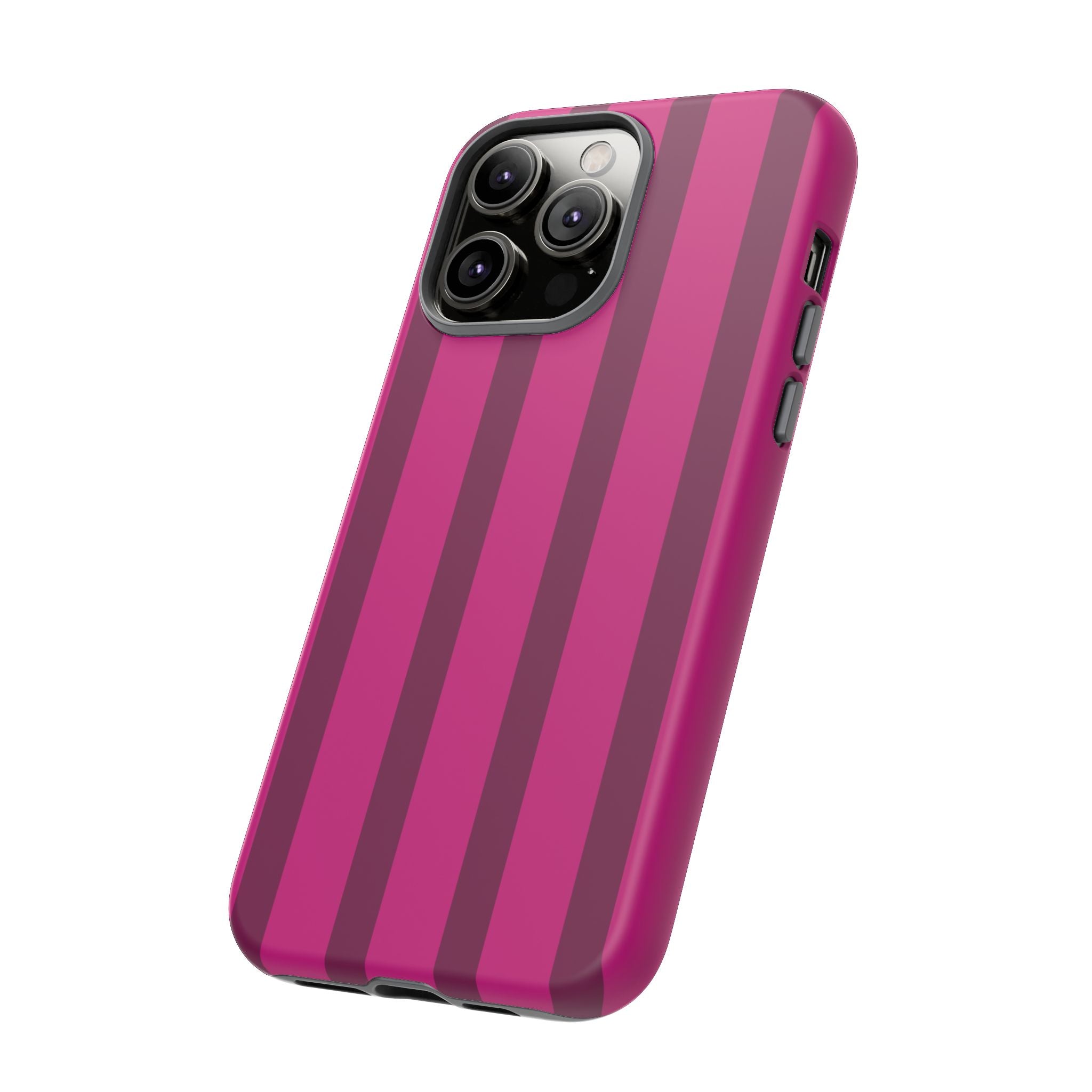 Hot Pink Striped Phone Case