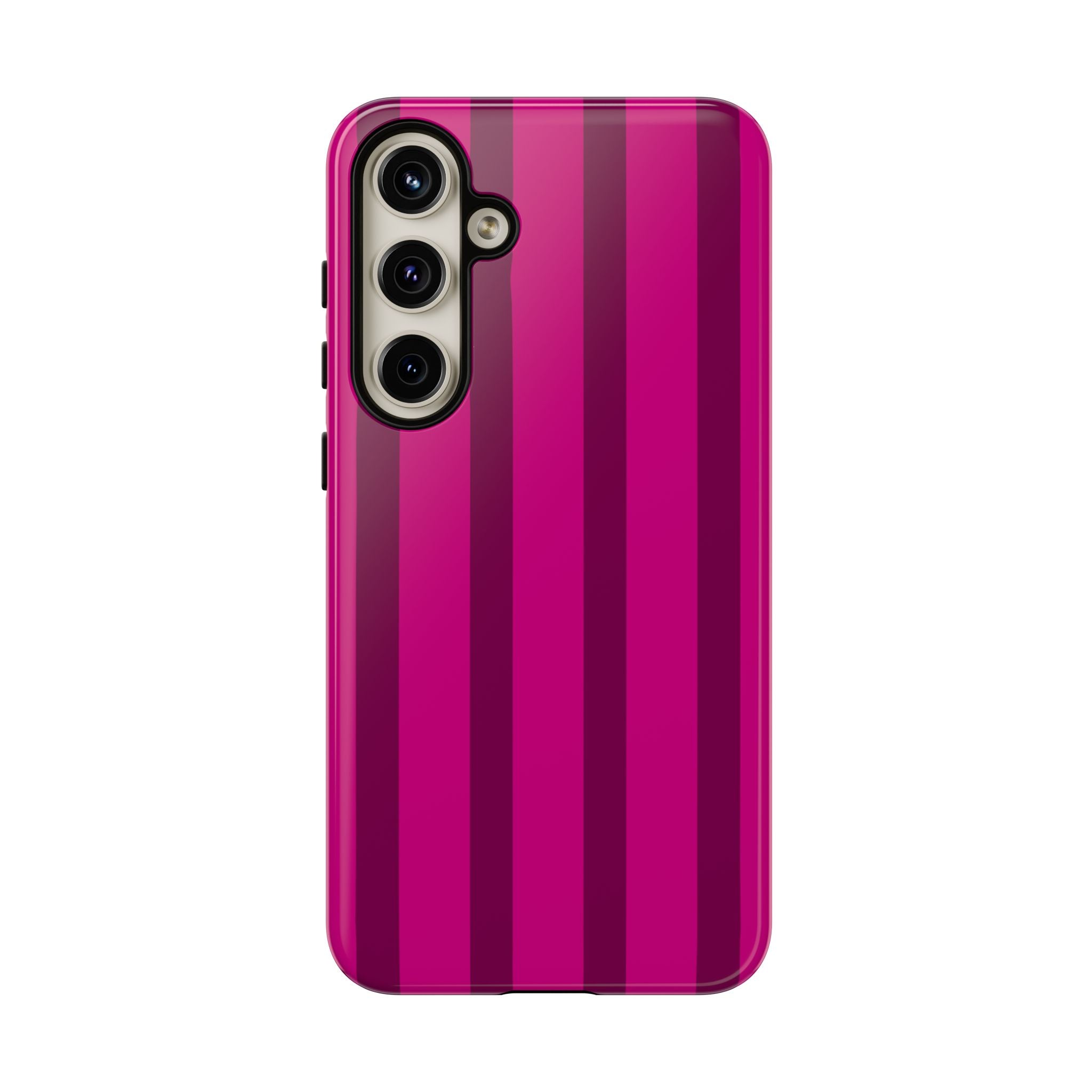 Hot Pink Striped Phone Case