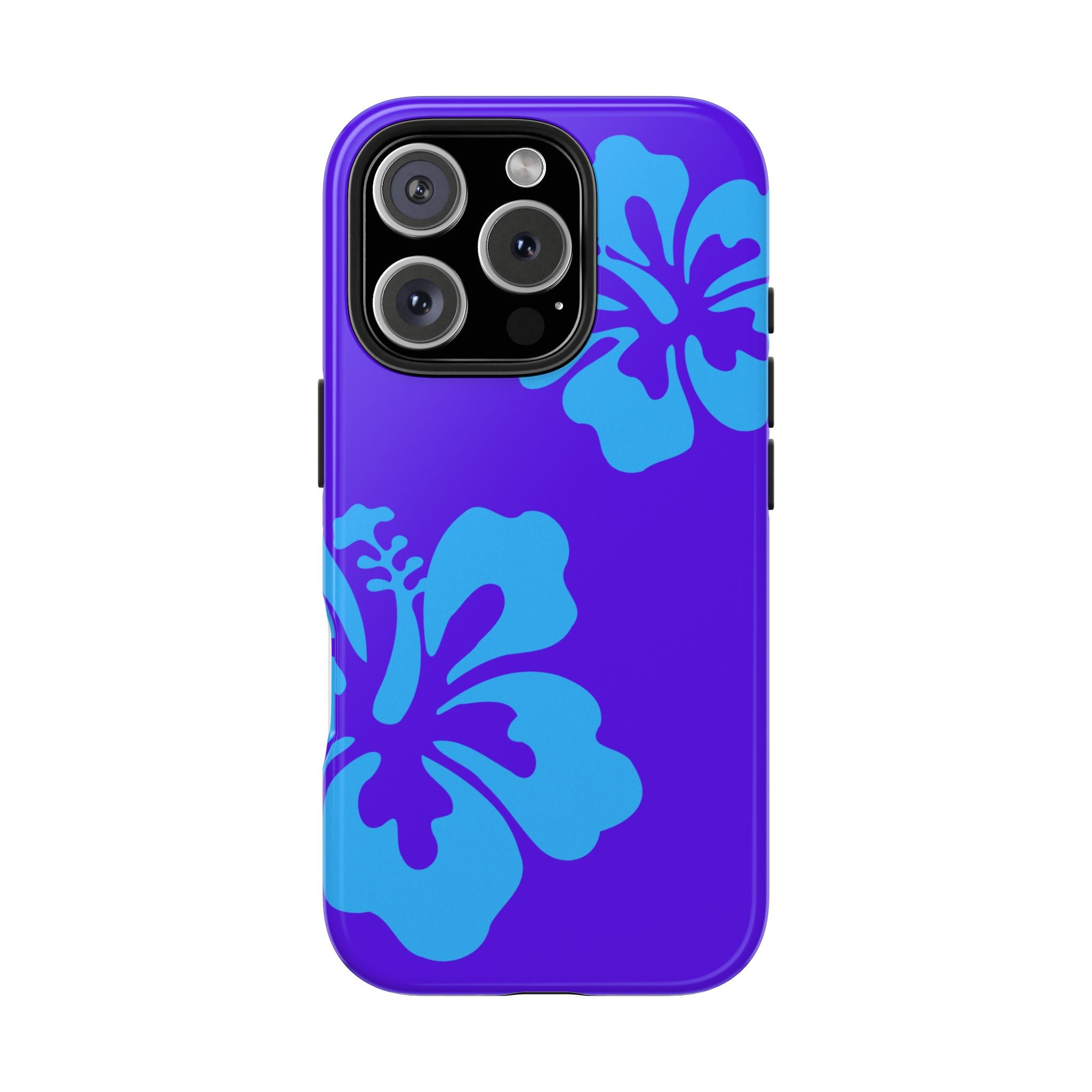 Blue Hibiscus Phone Case | Tropical Floral iPhone Case