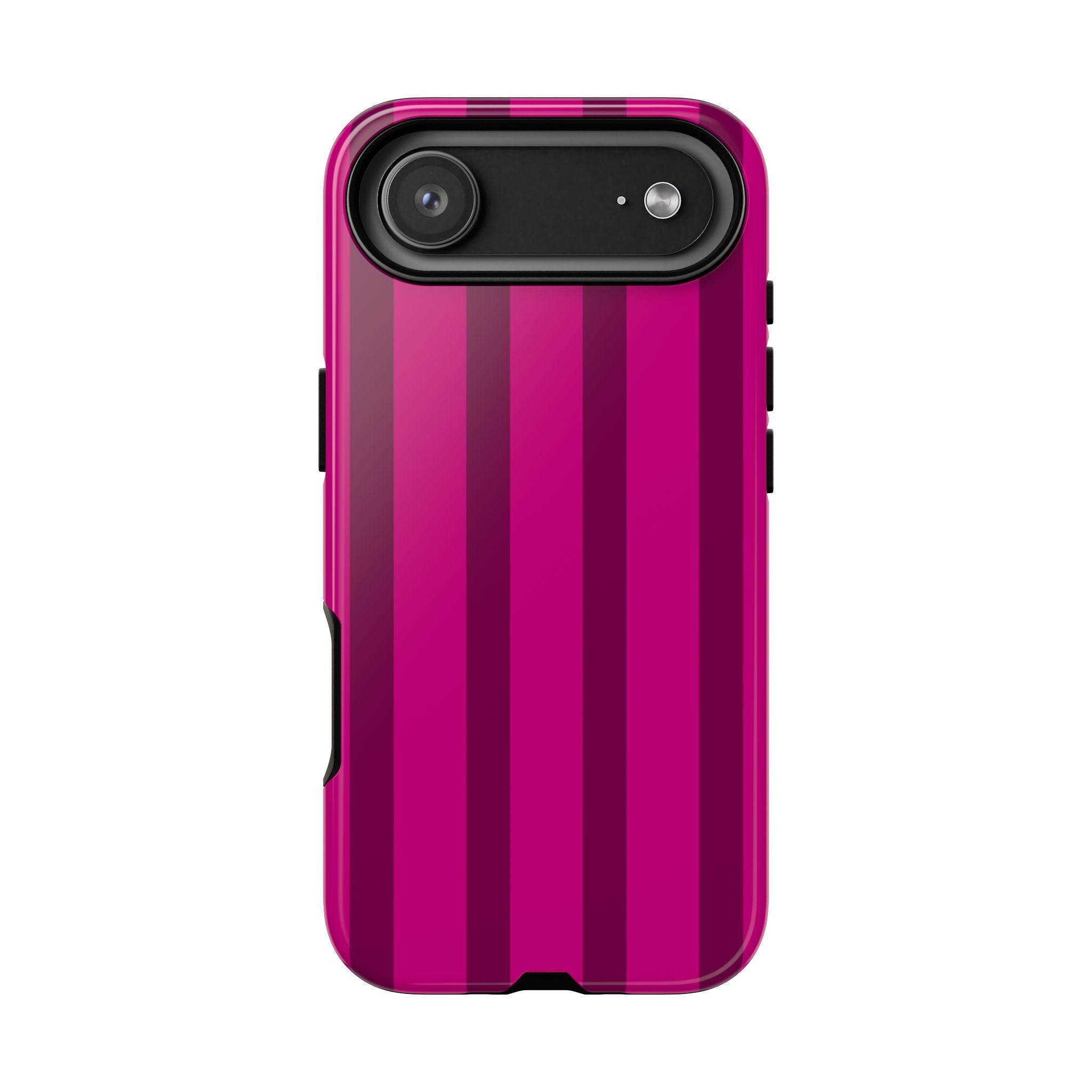 Hot Pink Striped Phone Case