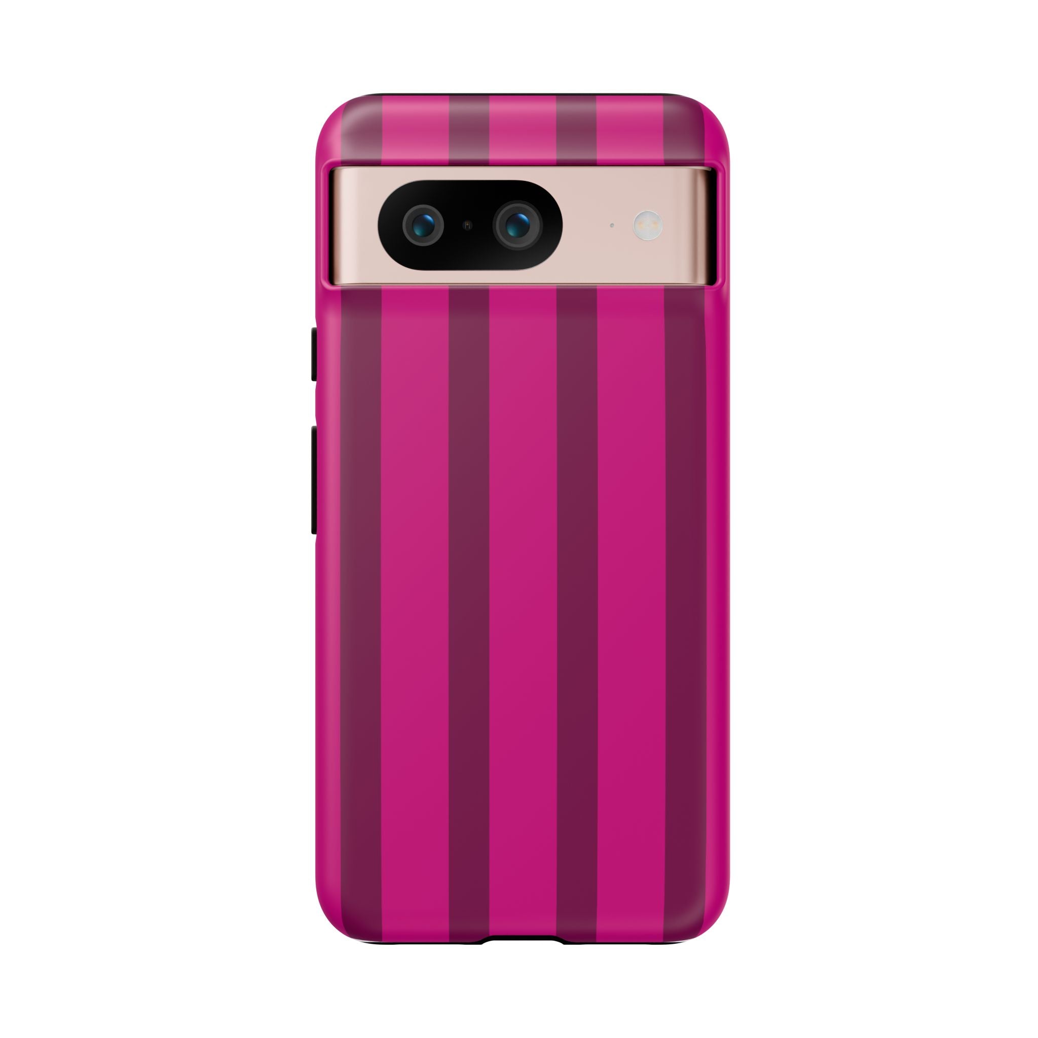 Hot Pink Striped Phone Case