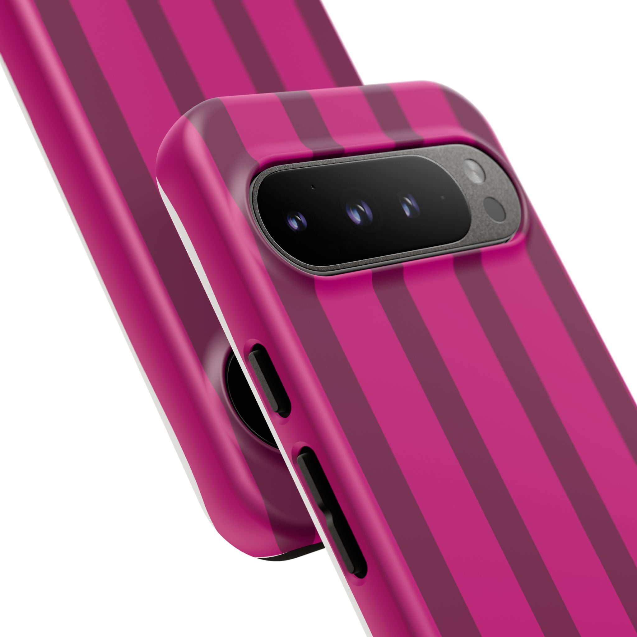 Hot Pink Striped Phone Case