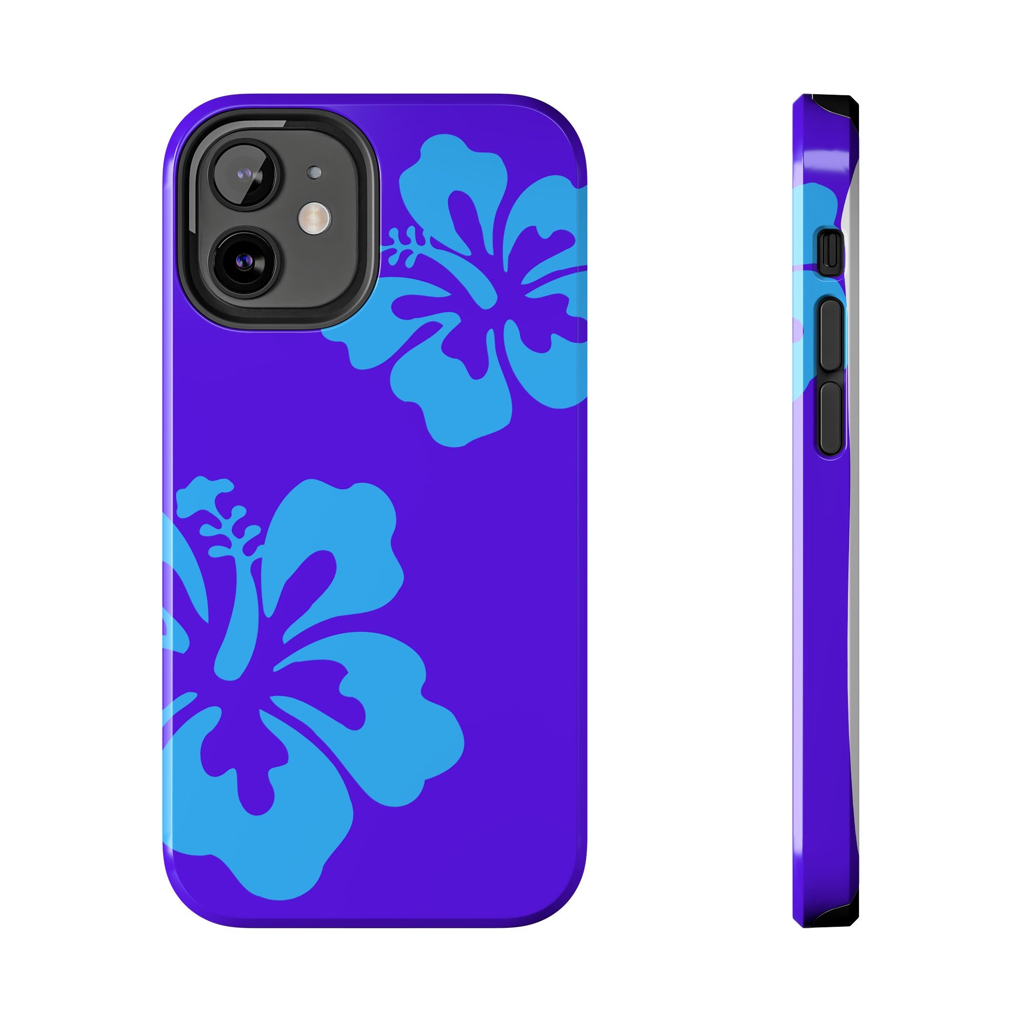 Blue Hibiscus Phone Case | Tropical Floral iPhone Case