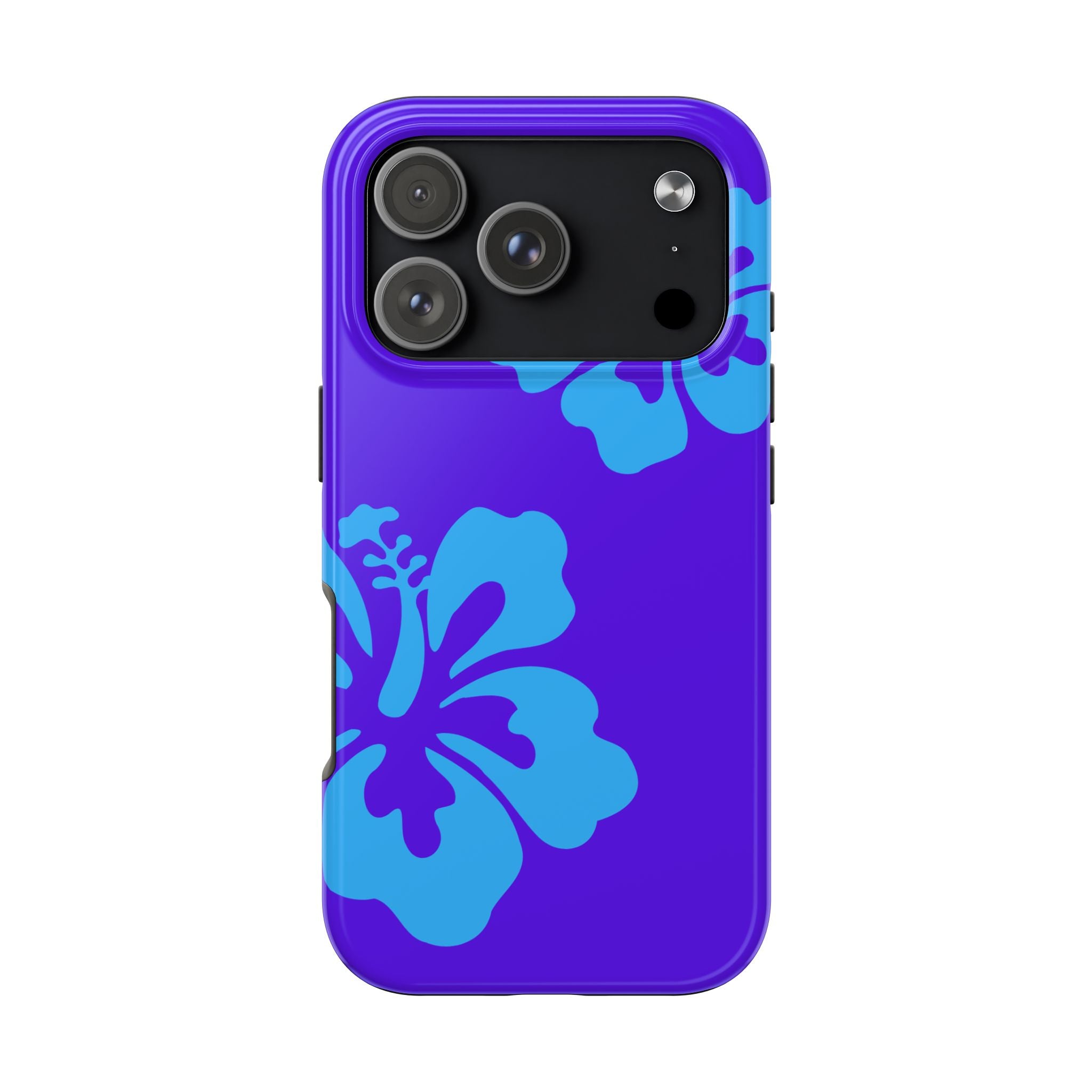 Blue Hibiscus Phone Case | Tropical Floral iPhone Case