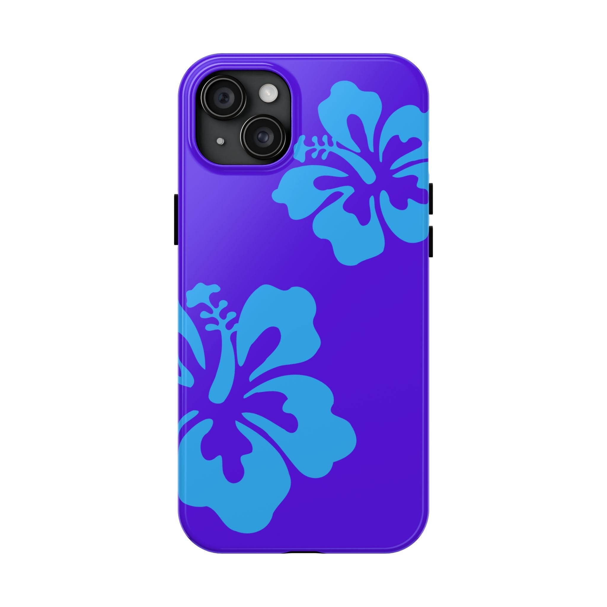 Blue Hibiscus Phone Case | Tropical Floral iPhone Case