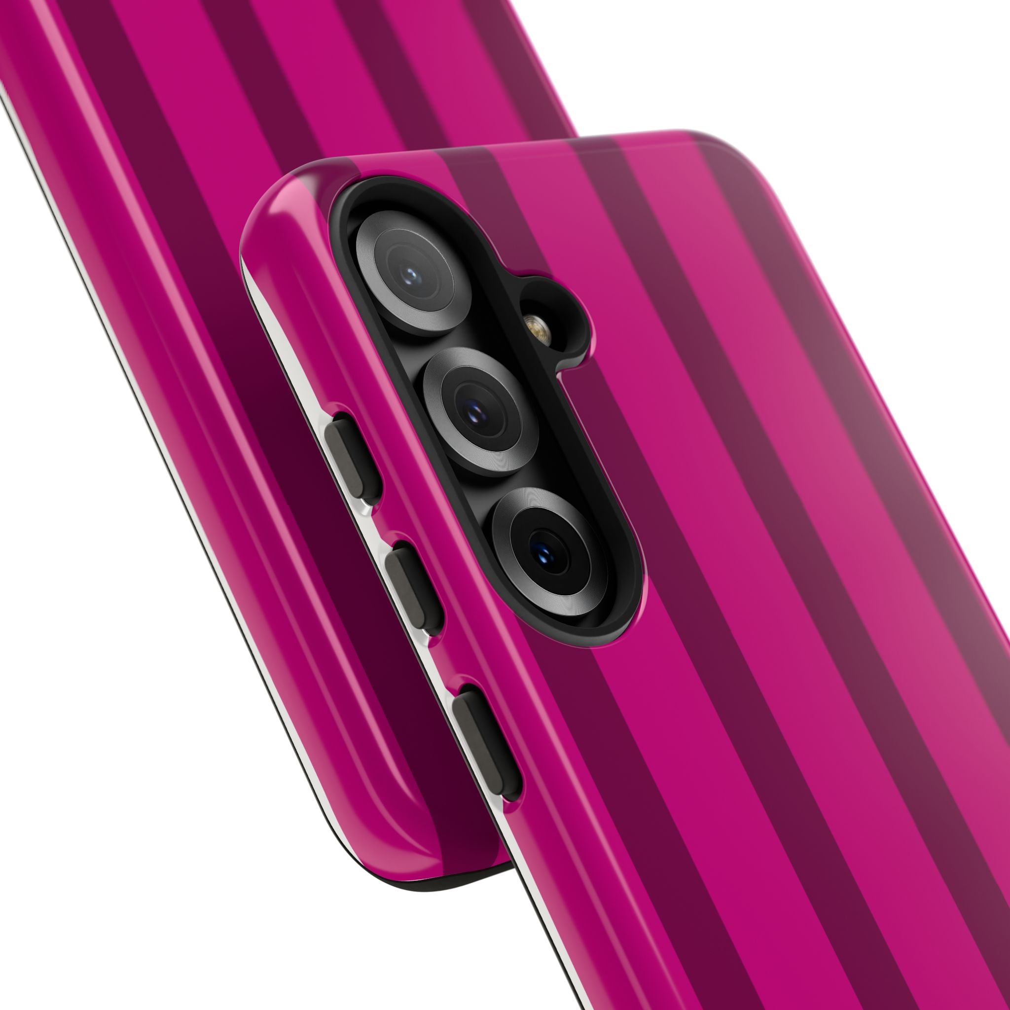 Hot Pink Striped Phone Case