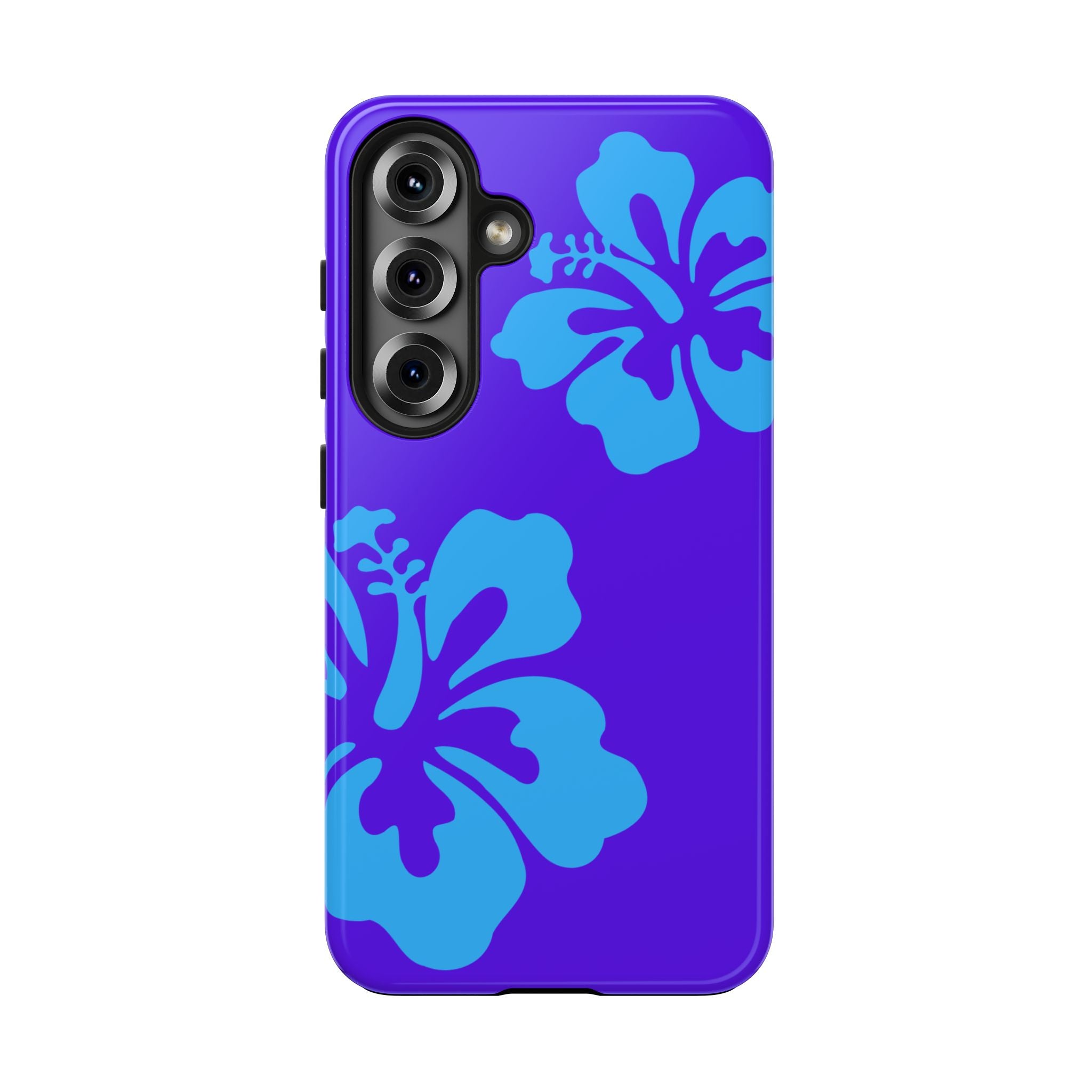 Blue Hibiscus Phone Case | Tropical Floral iPhone Case