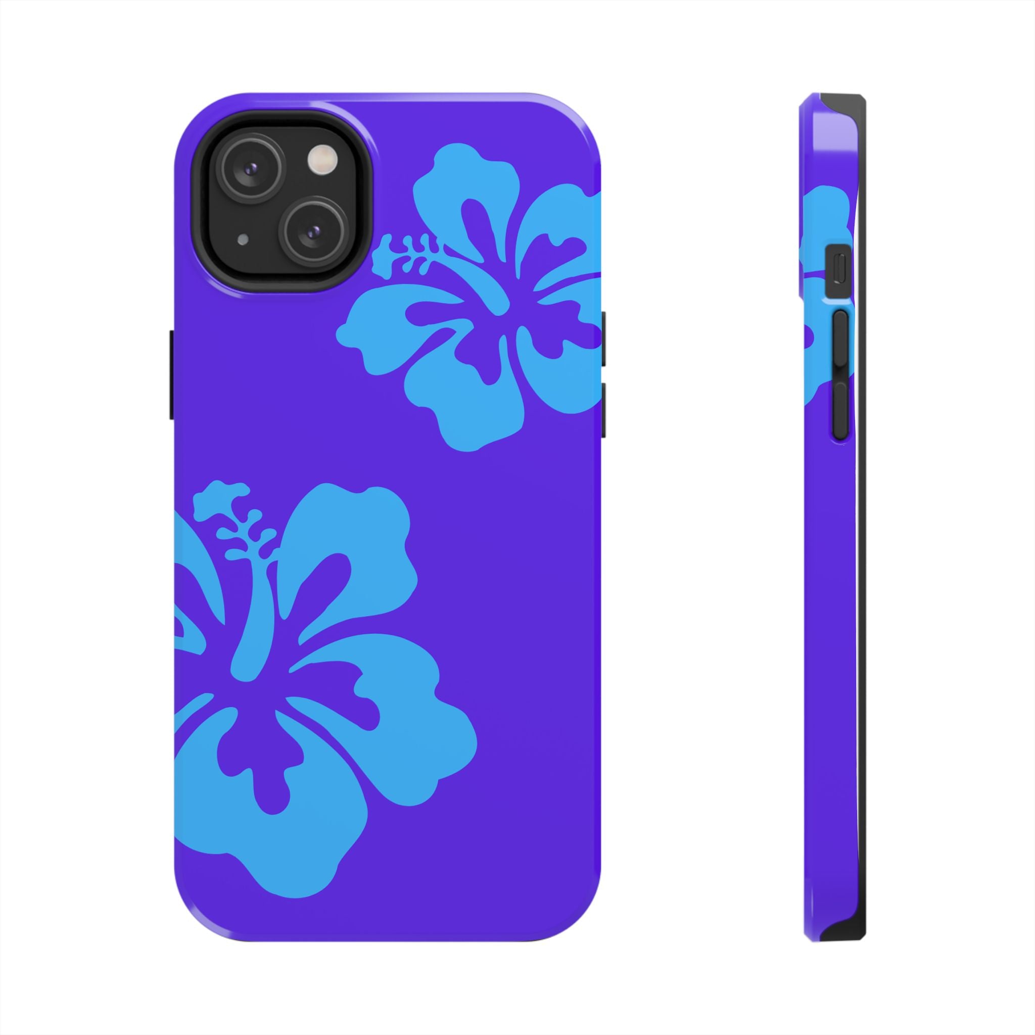 Blue Hibiscus Phone Case | Tropical Floral iPhone Case