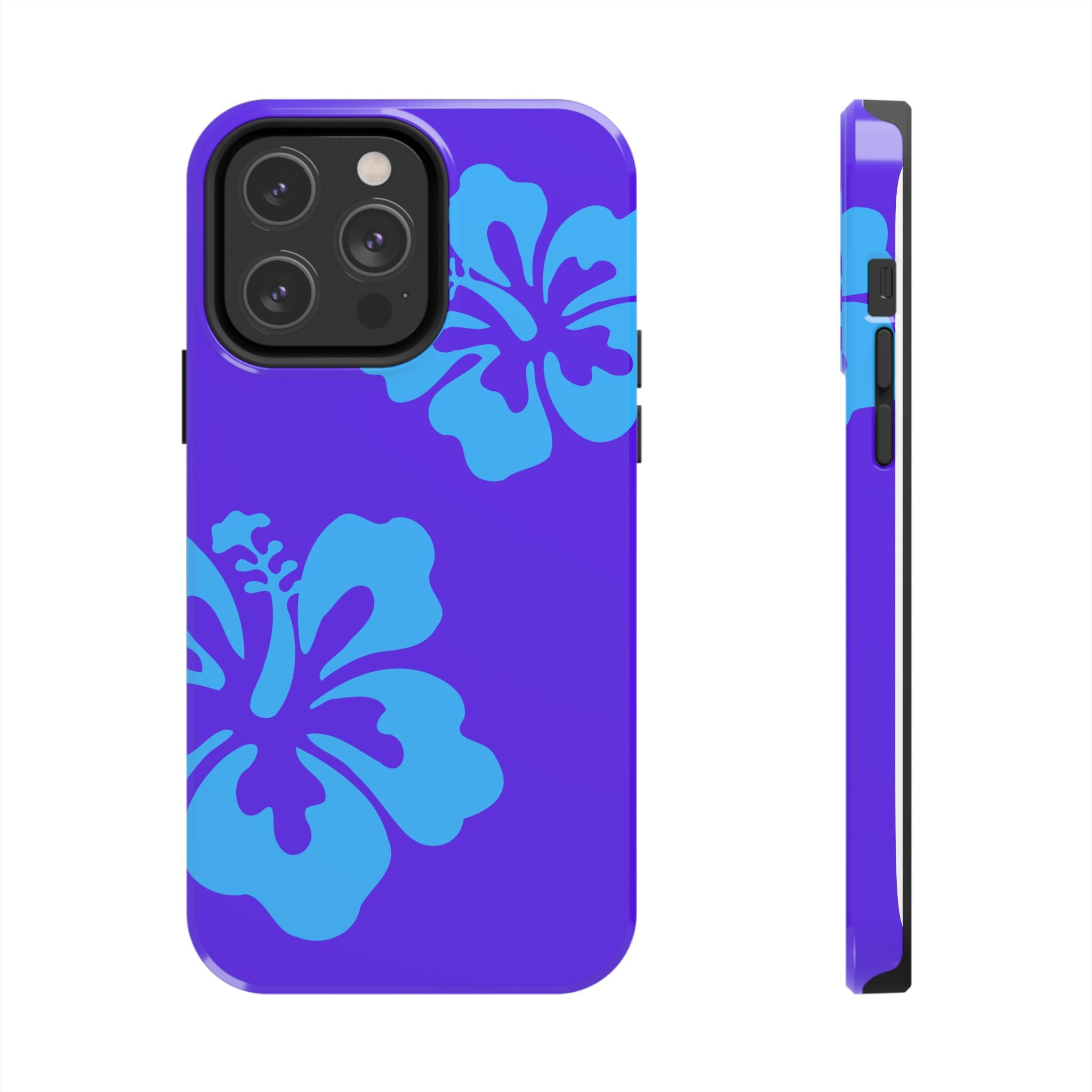 Blue Hibiscus Phone Case | Tropical Floral iPhone Case