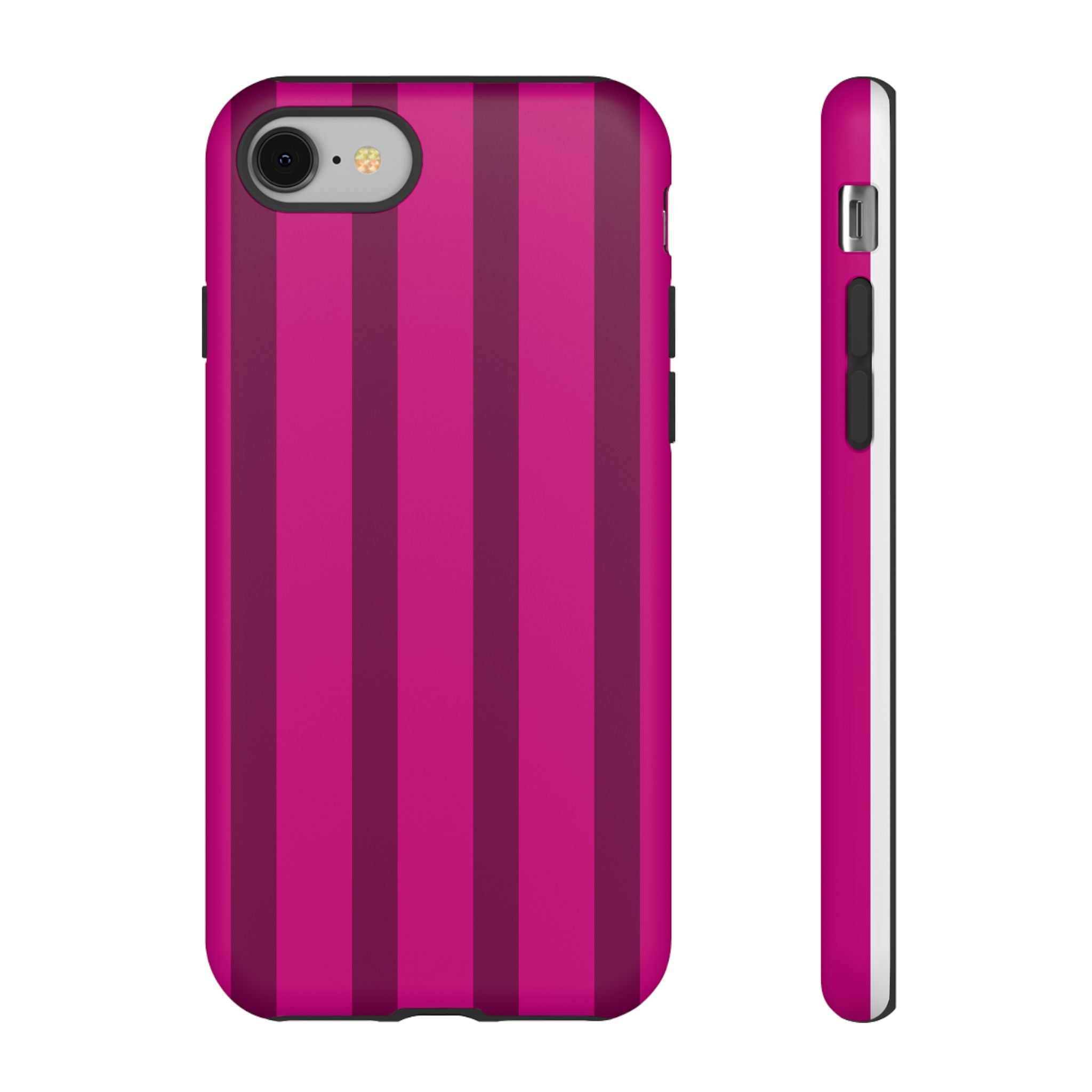 Hot Pink Striped Phone Case