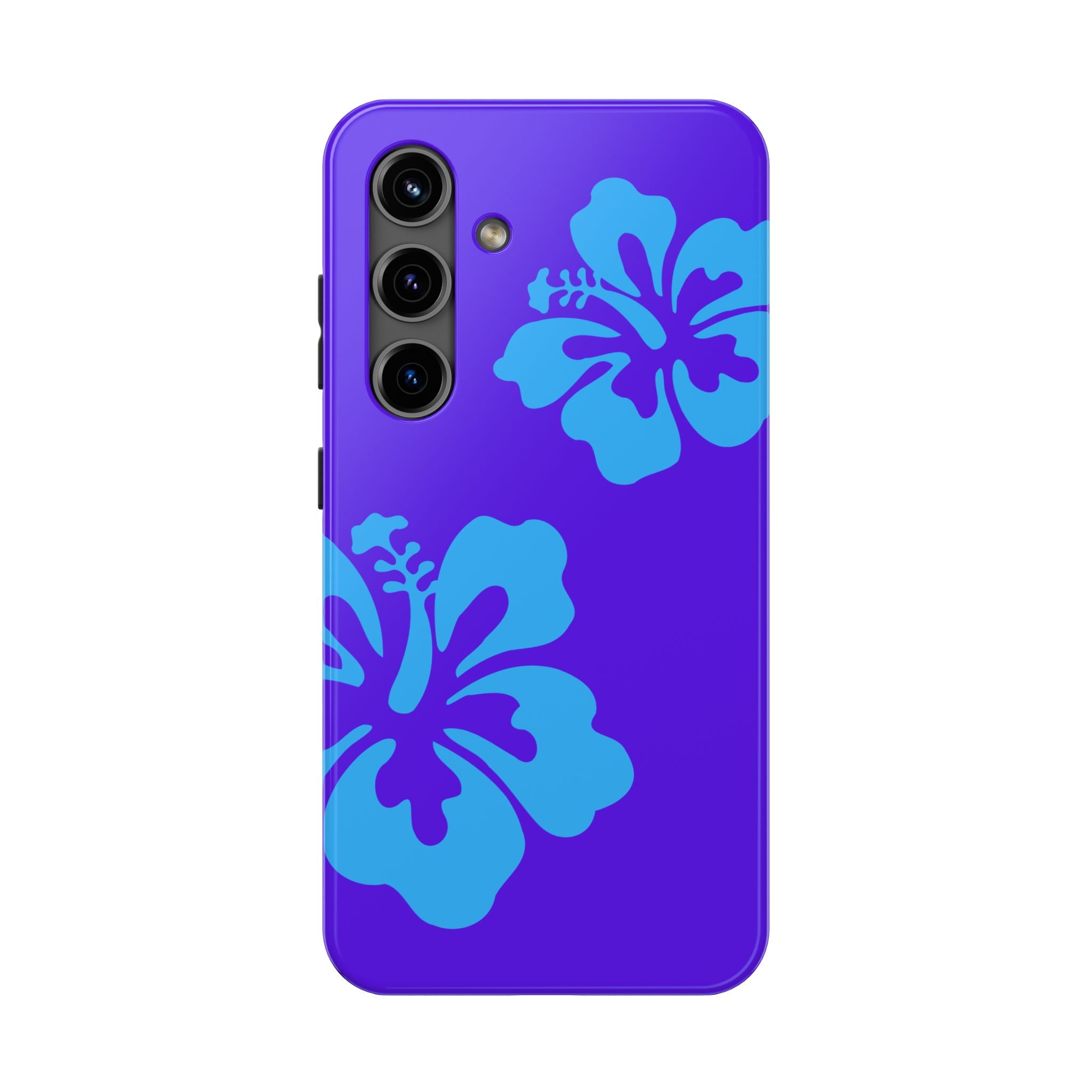Blue Hibiscus Phone Case | Tropical Floral iPhone Case