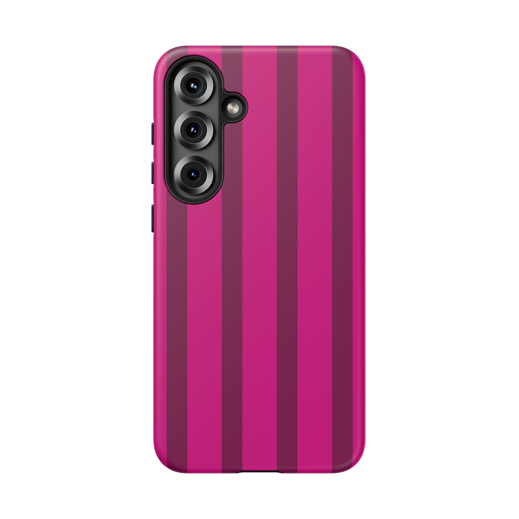 Hot Pink Striped Phone Case