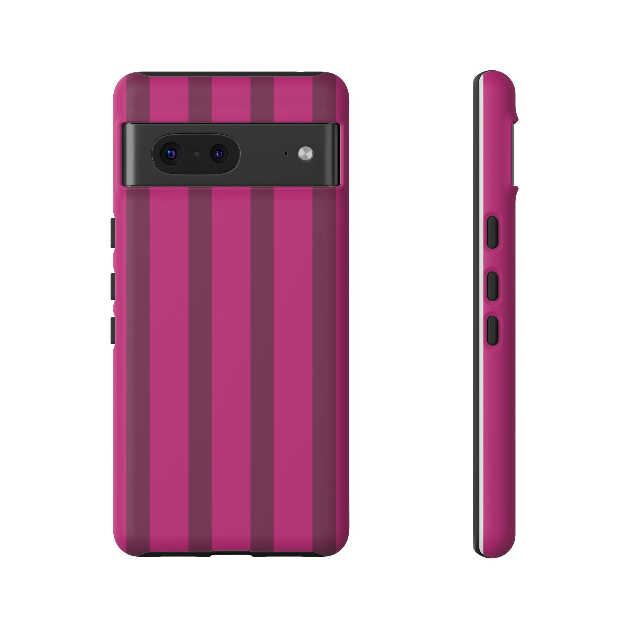 Hot Pink Striped Phone Case