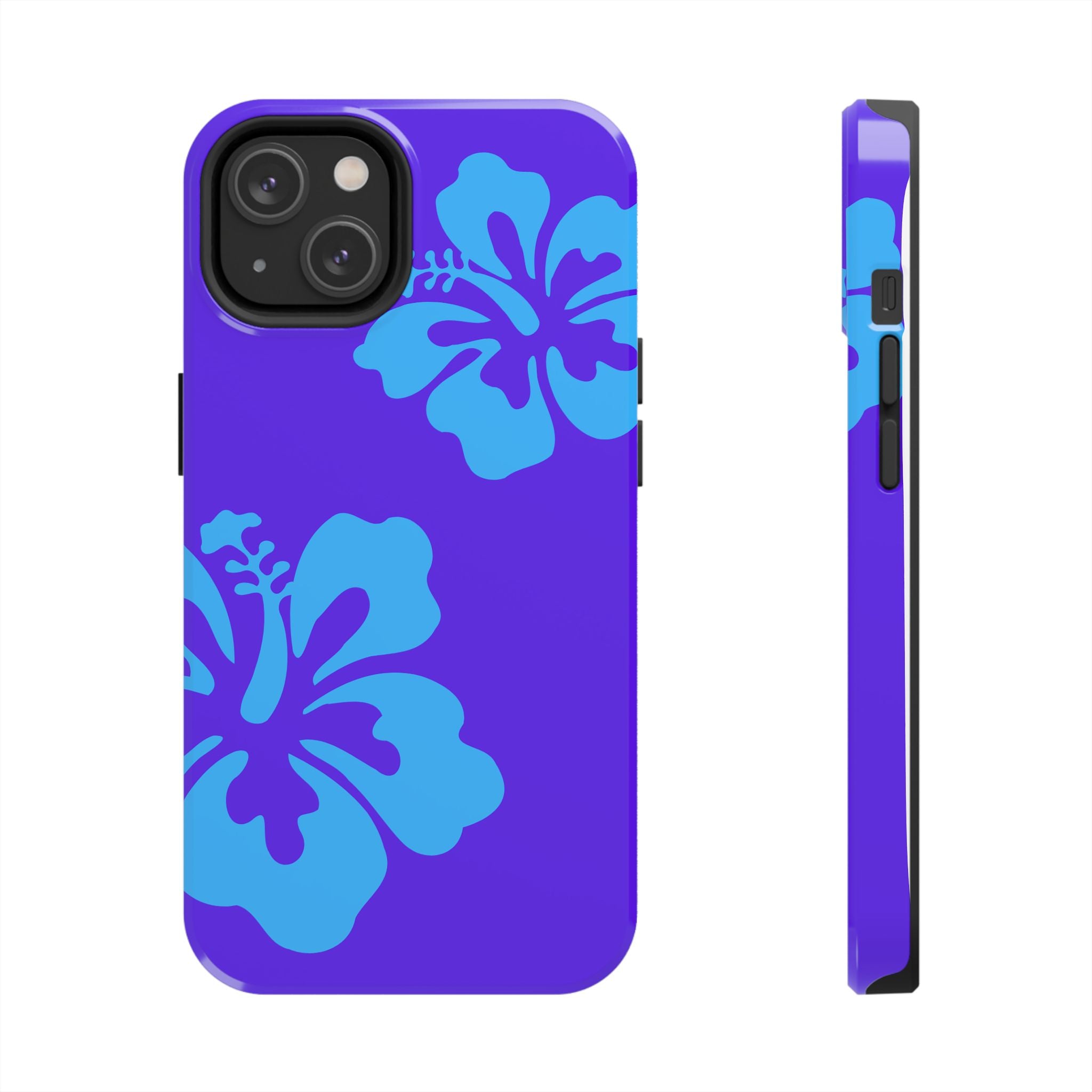 Blue Hibiscus Phone Case | Tropical Floral iPhone Case