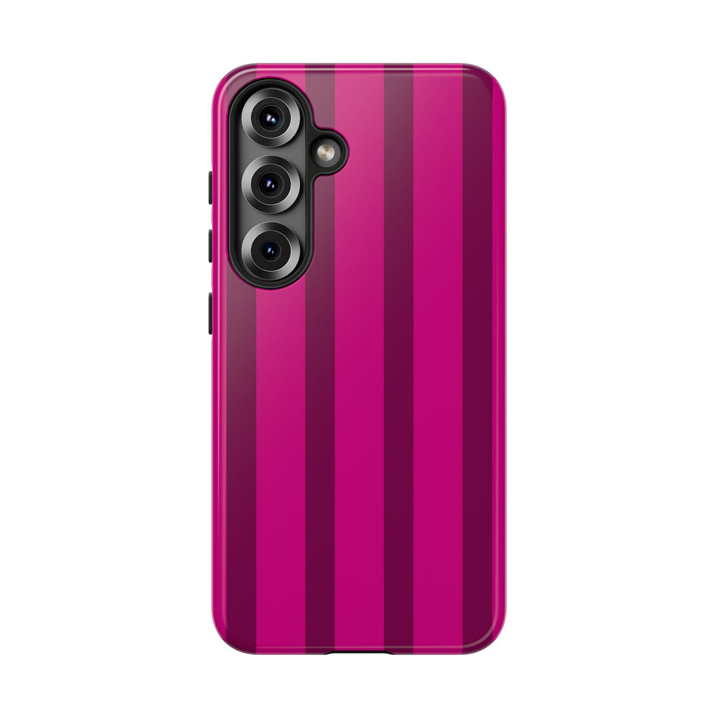 Hot Pink Striped Phone Case