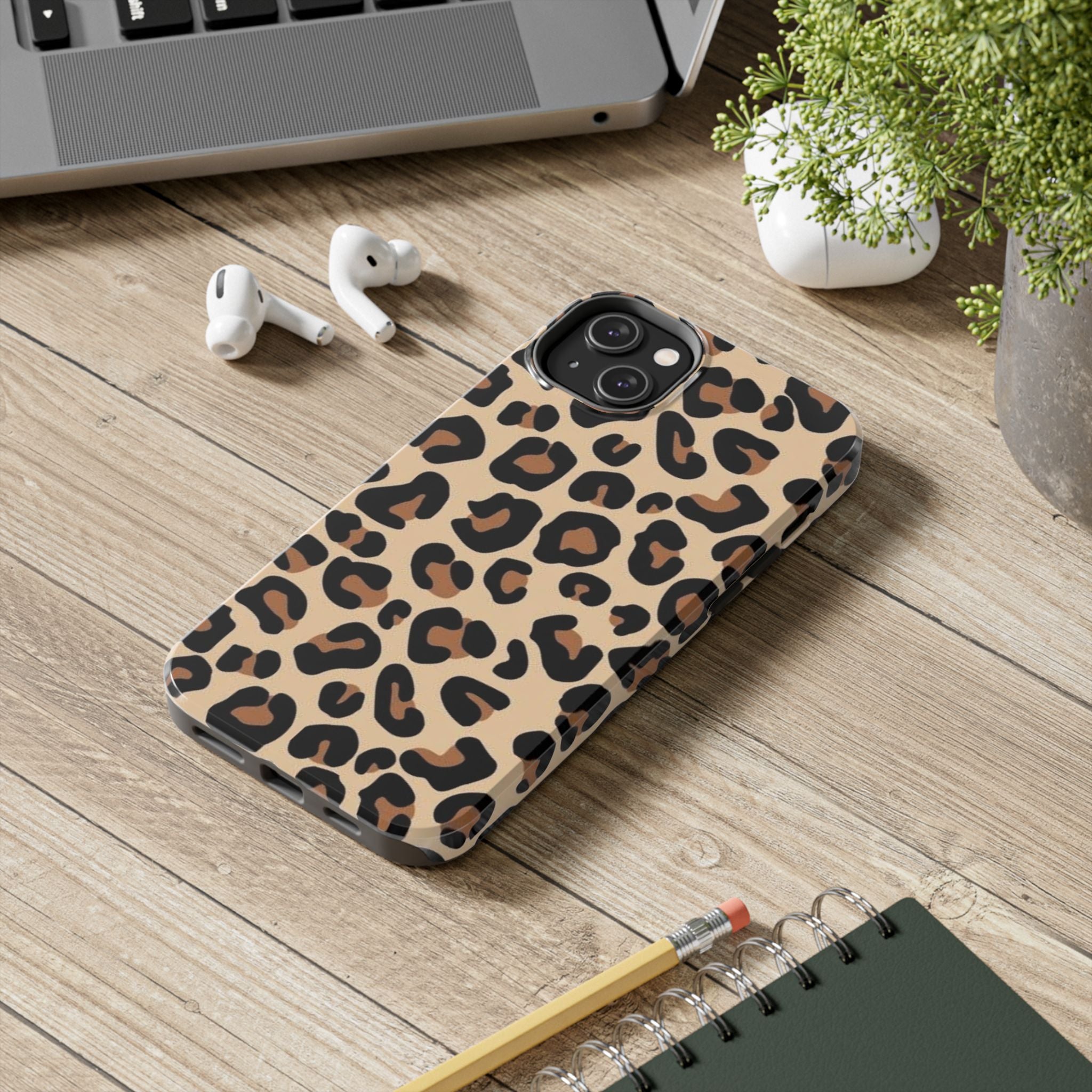 Leopard Print Tough Phone Case