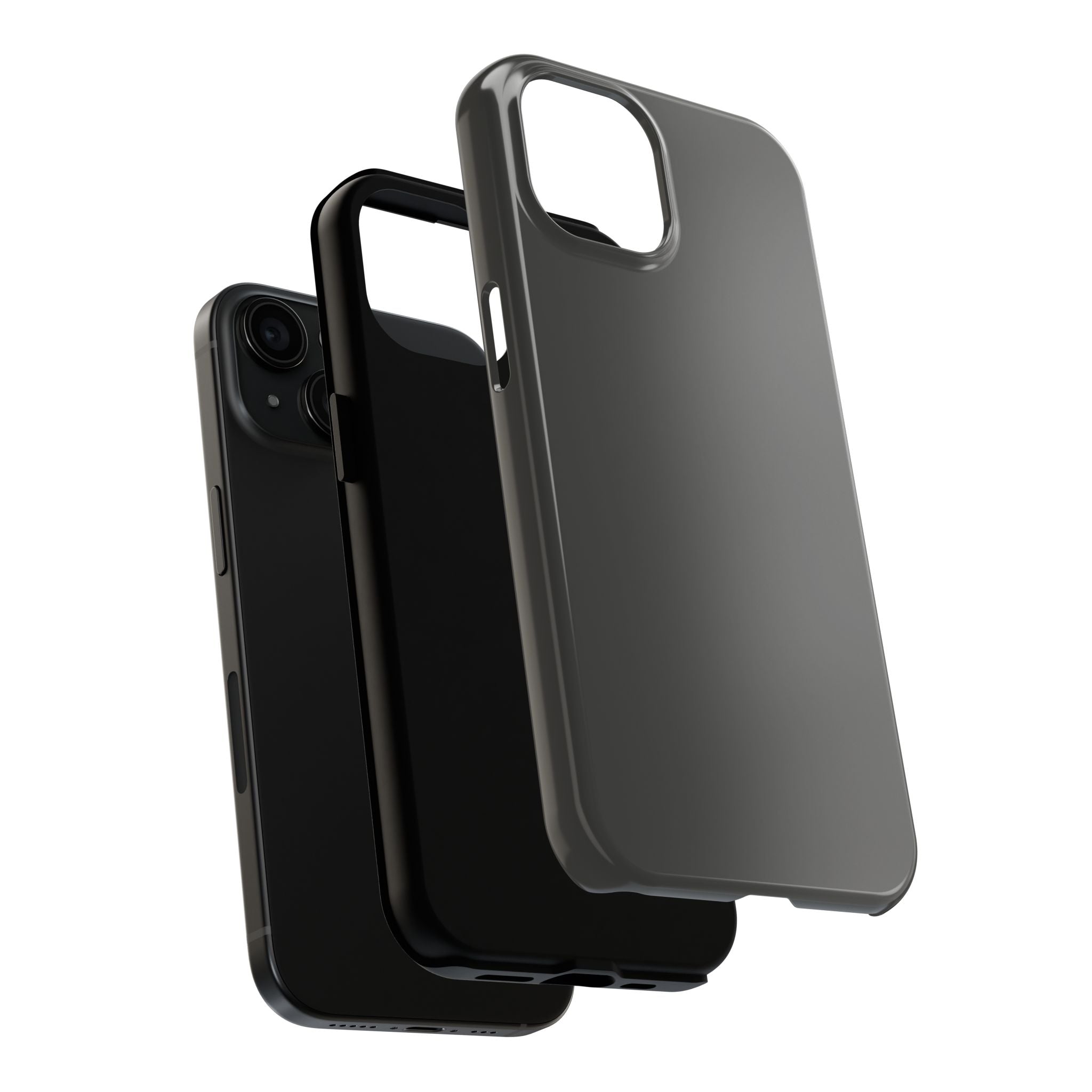 Gray Rugged Gloss Phone Case