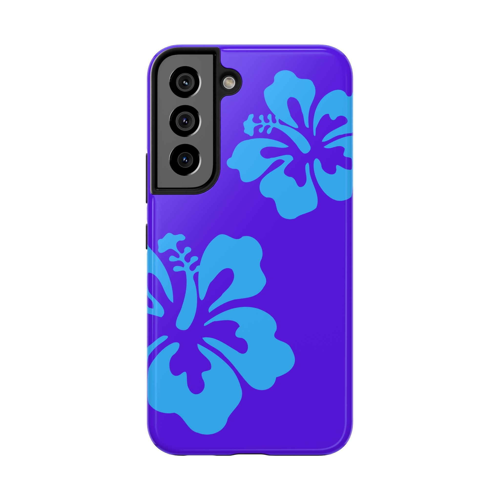 Blue Hibiscus Phone Case | Tropical Floral iPhone Case
