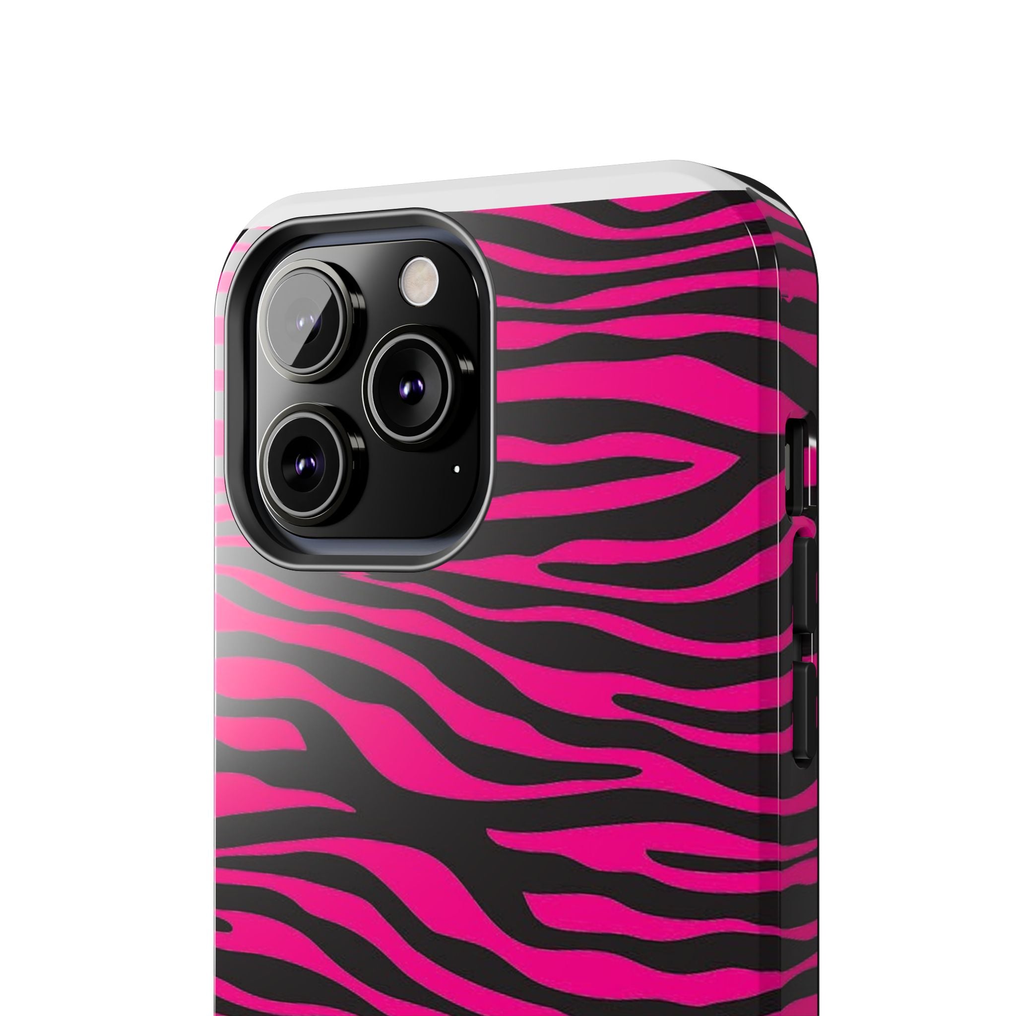Hot Pink Zebra Tough Phone Case