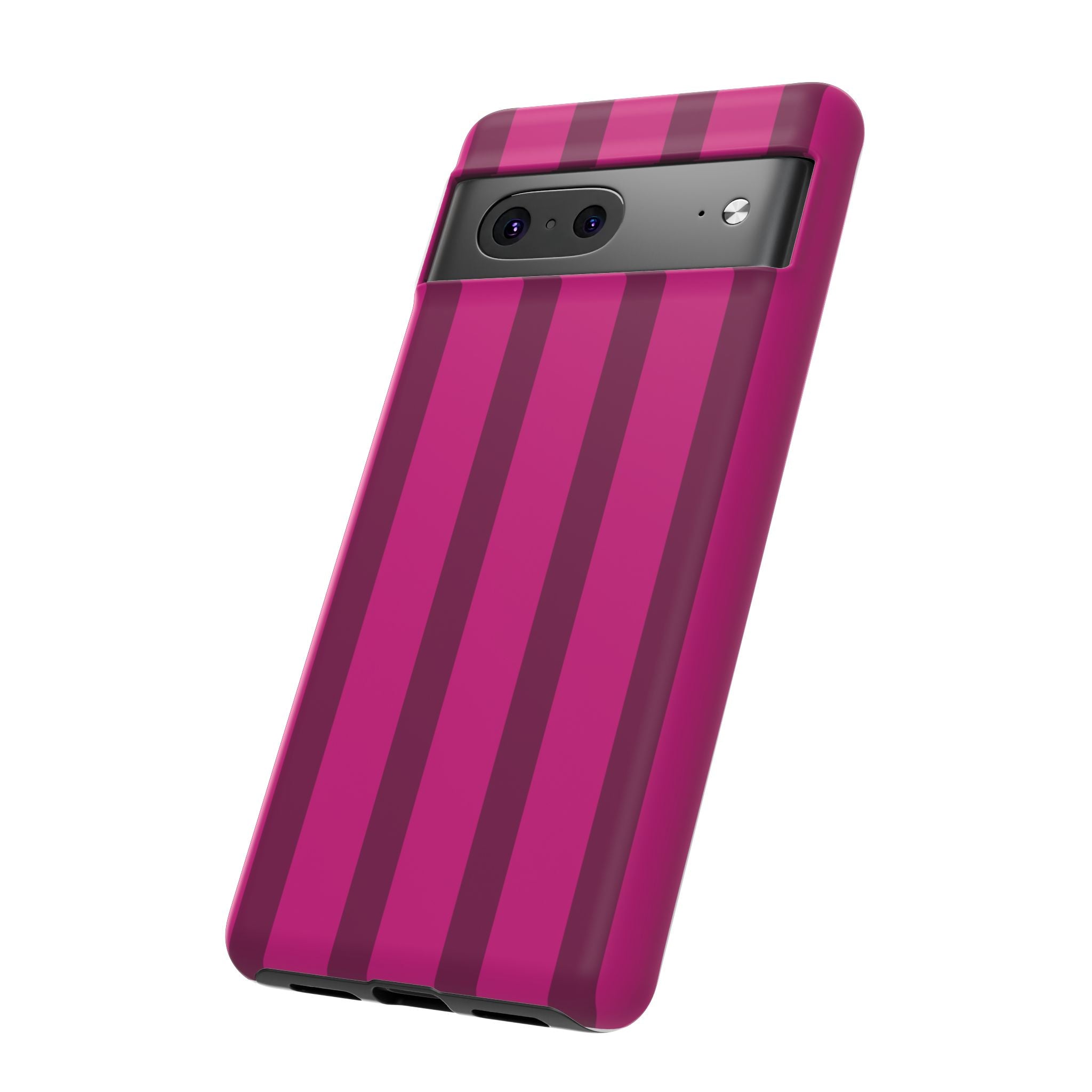 Hot Pink Striped Phone Case