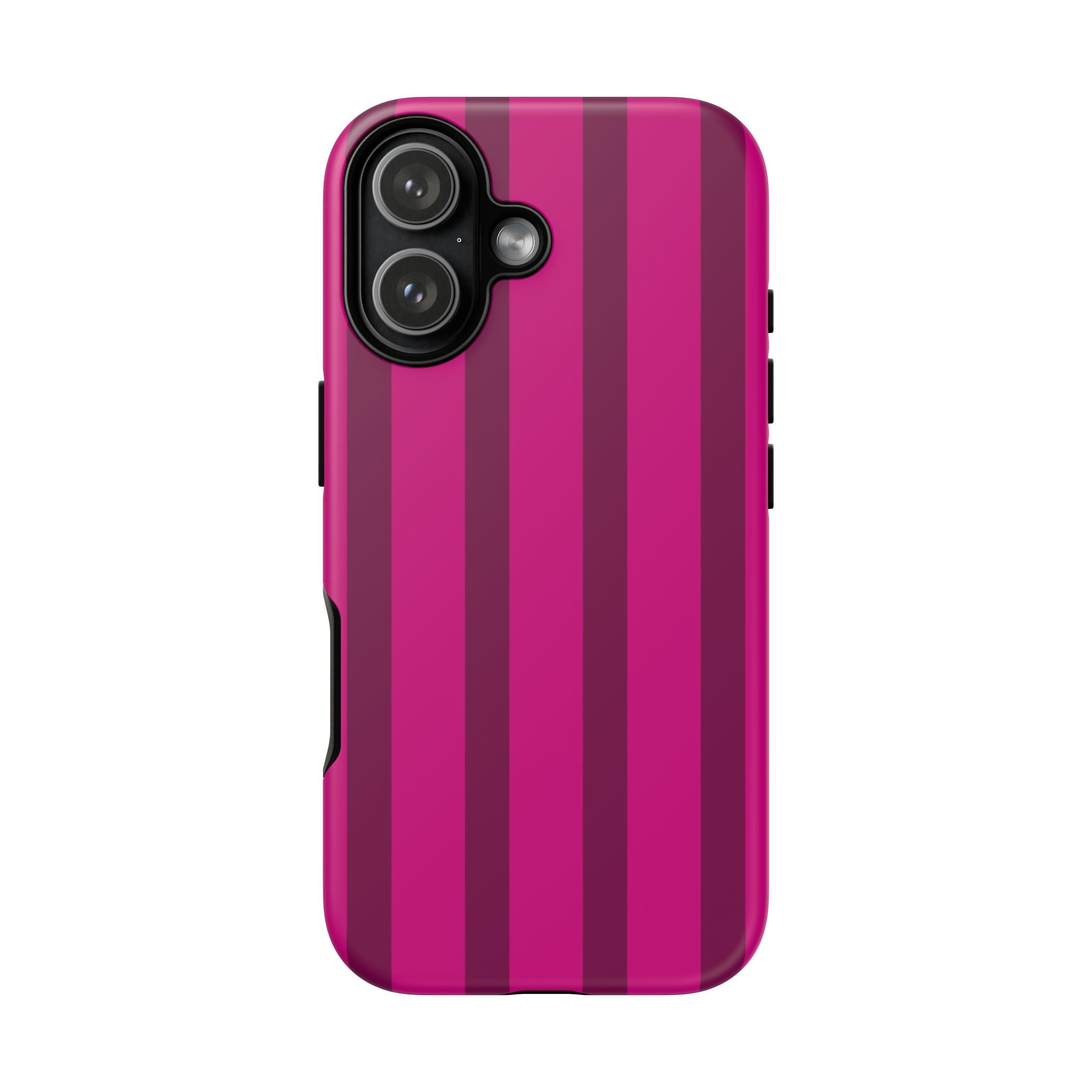 Hot Pink Striped Phone Case