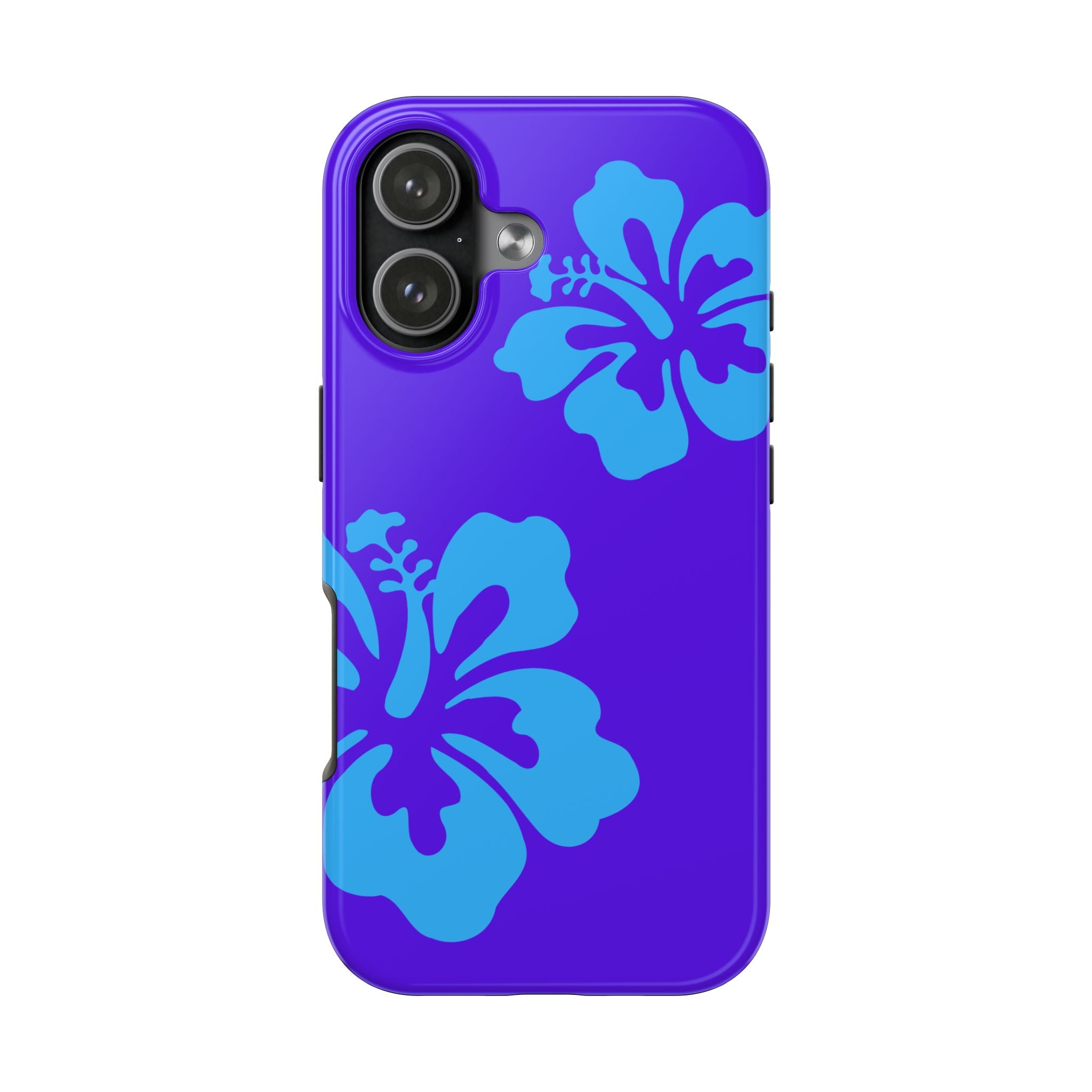 Blue Hibiscus Phone Case | Tropical Floral iPhone Case