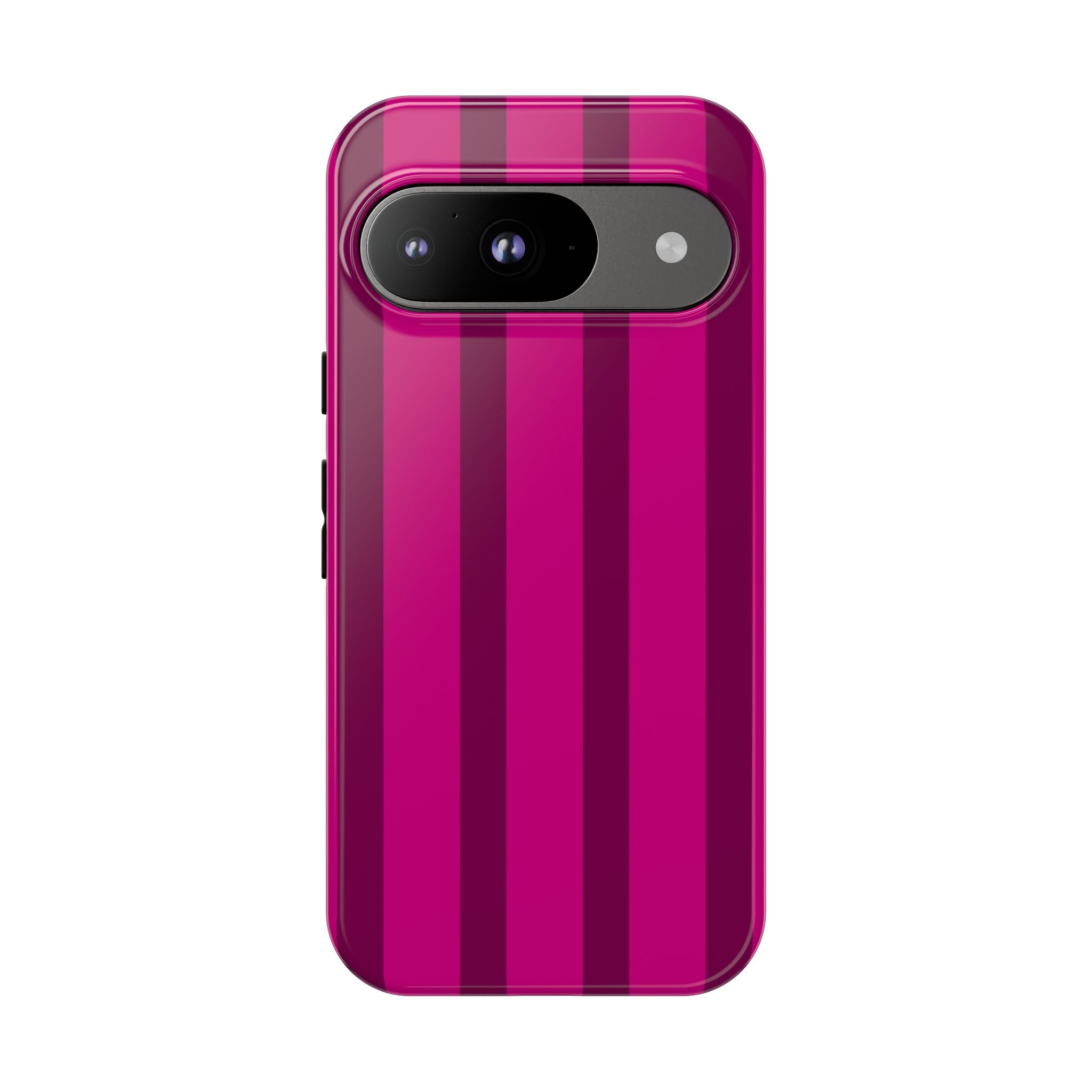 Hot Pink Striped Phone Case